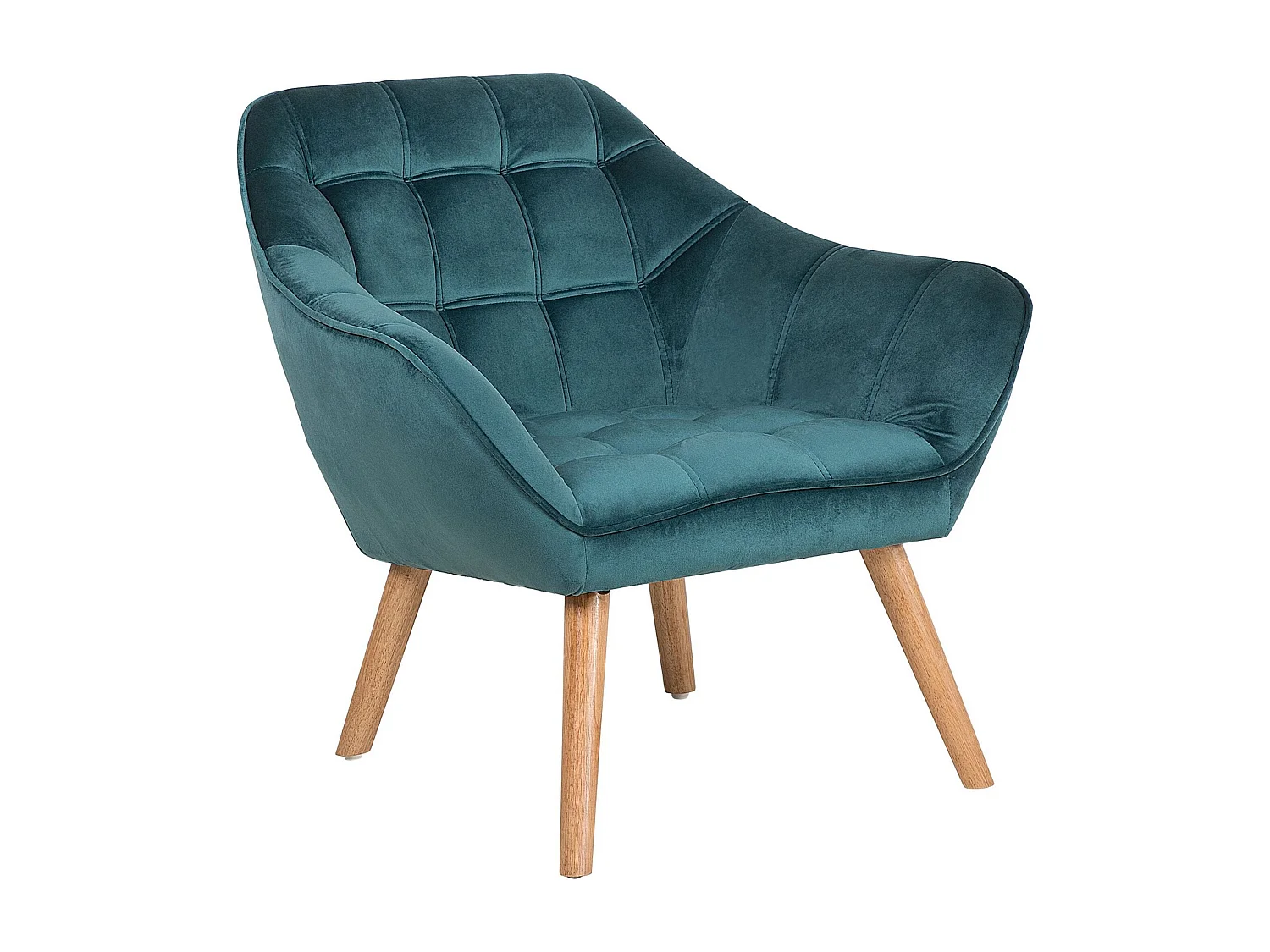 Fauteuil KARIS Fluweel Blauwgroen