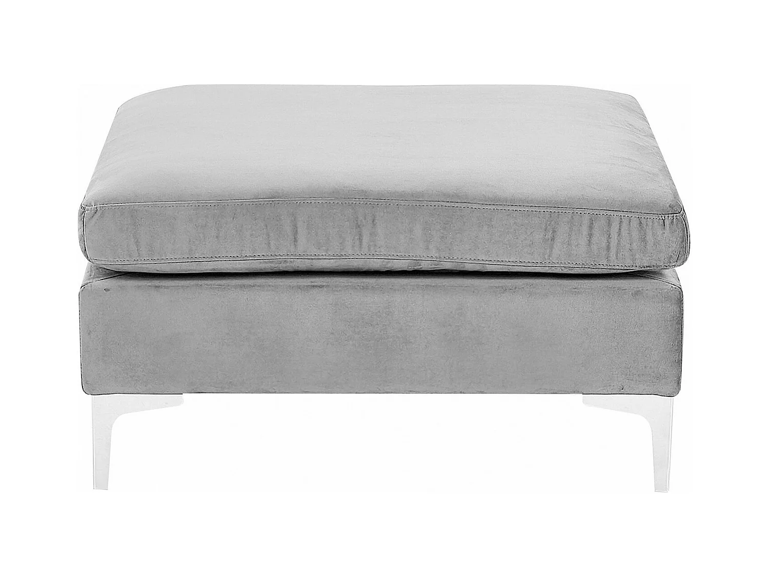 Ottomaan EVJA Fluweel Grijs