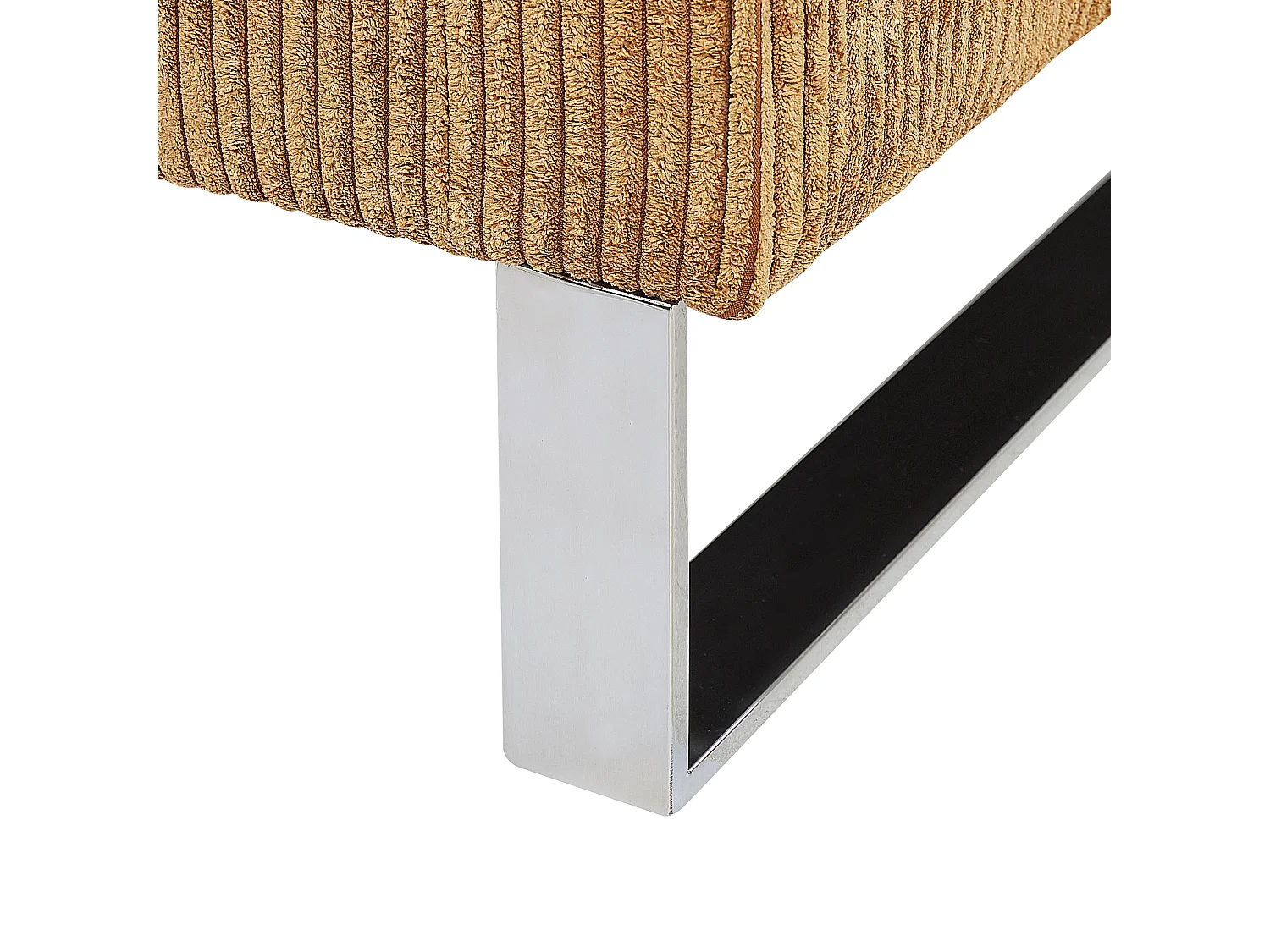 Fauteuil VIND Velours côtelé Marron clair