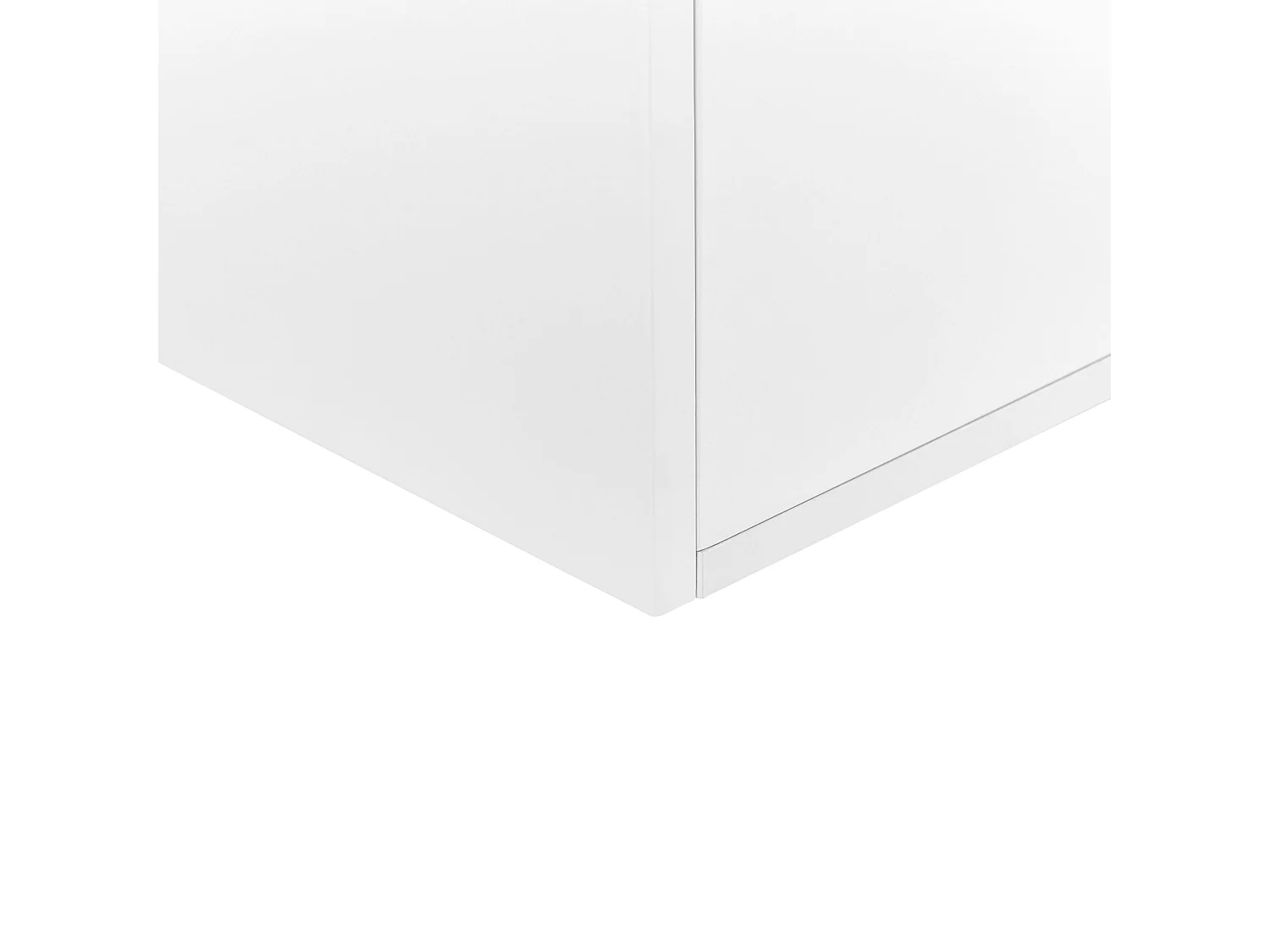 Meuble TV CHEVAL Marron/blanc