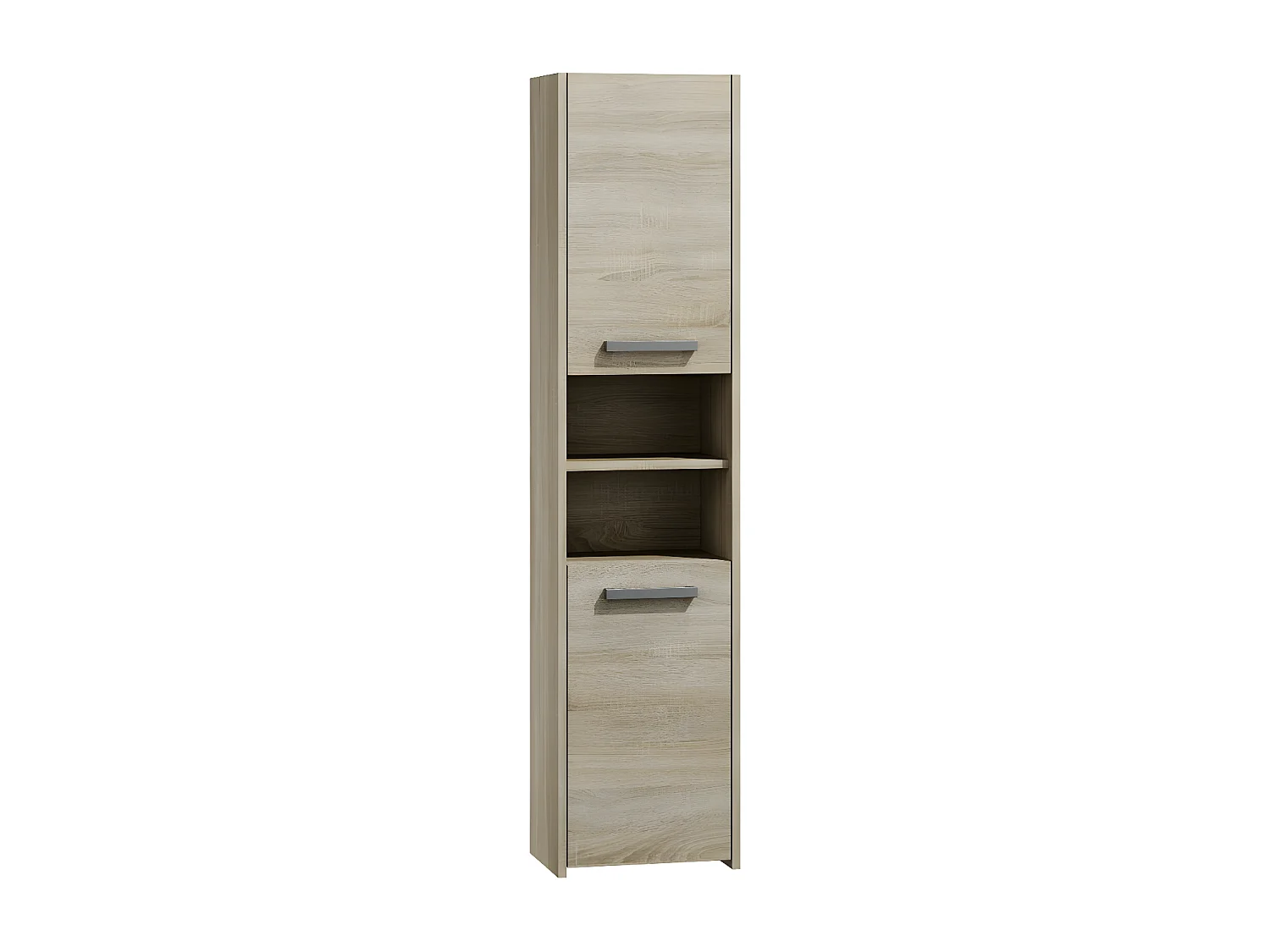 PISA - Armario de baño estilo moderno -170x40x30cm - Armario de pared de baño - Almacenamiento de baño