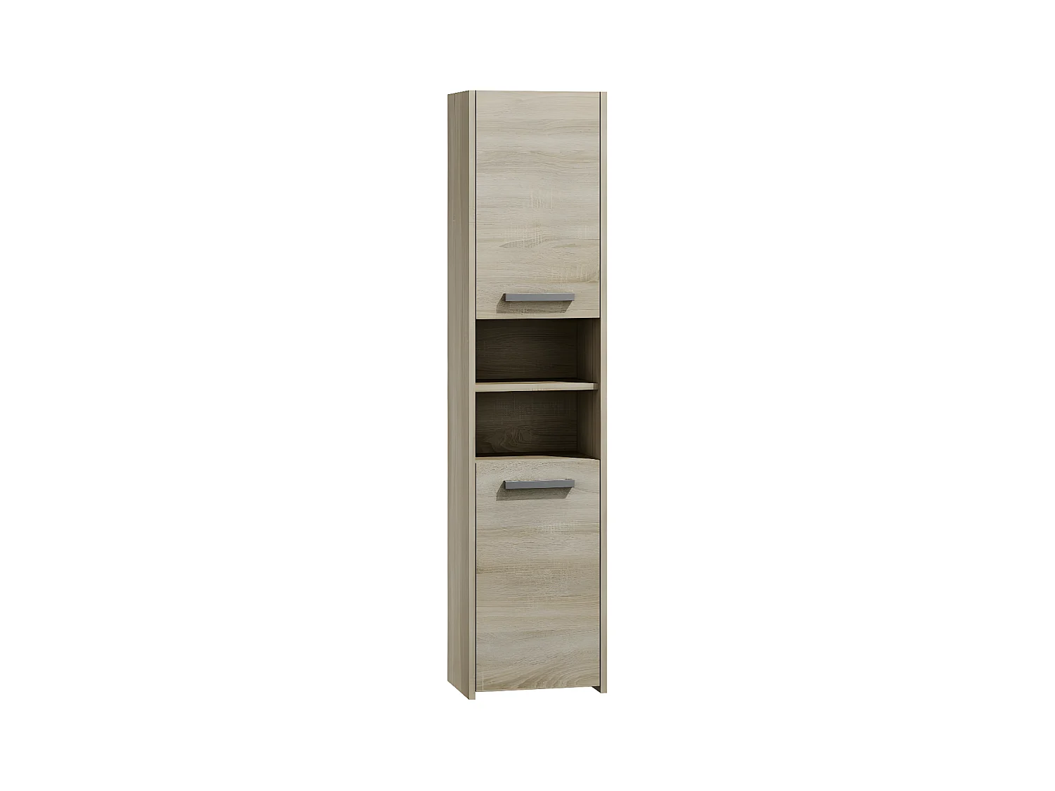 PISA - Mobile da bagno in stile moderno - 170x40x30cm - Mobile da bagno a colonna - Mobile da bagno - Effetto legno