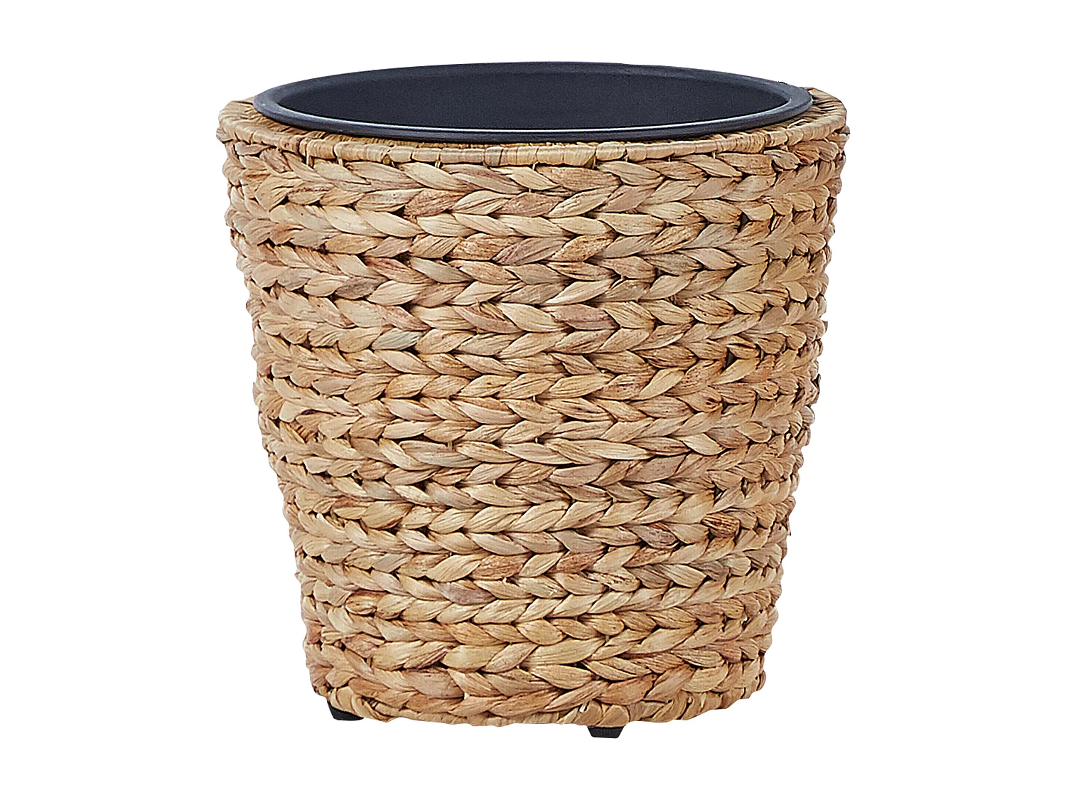 Set van 3 bloempotten PLAKA Wicker 29/37/49 cm Natuurlijk