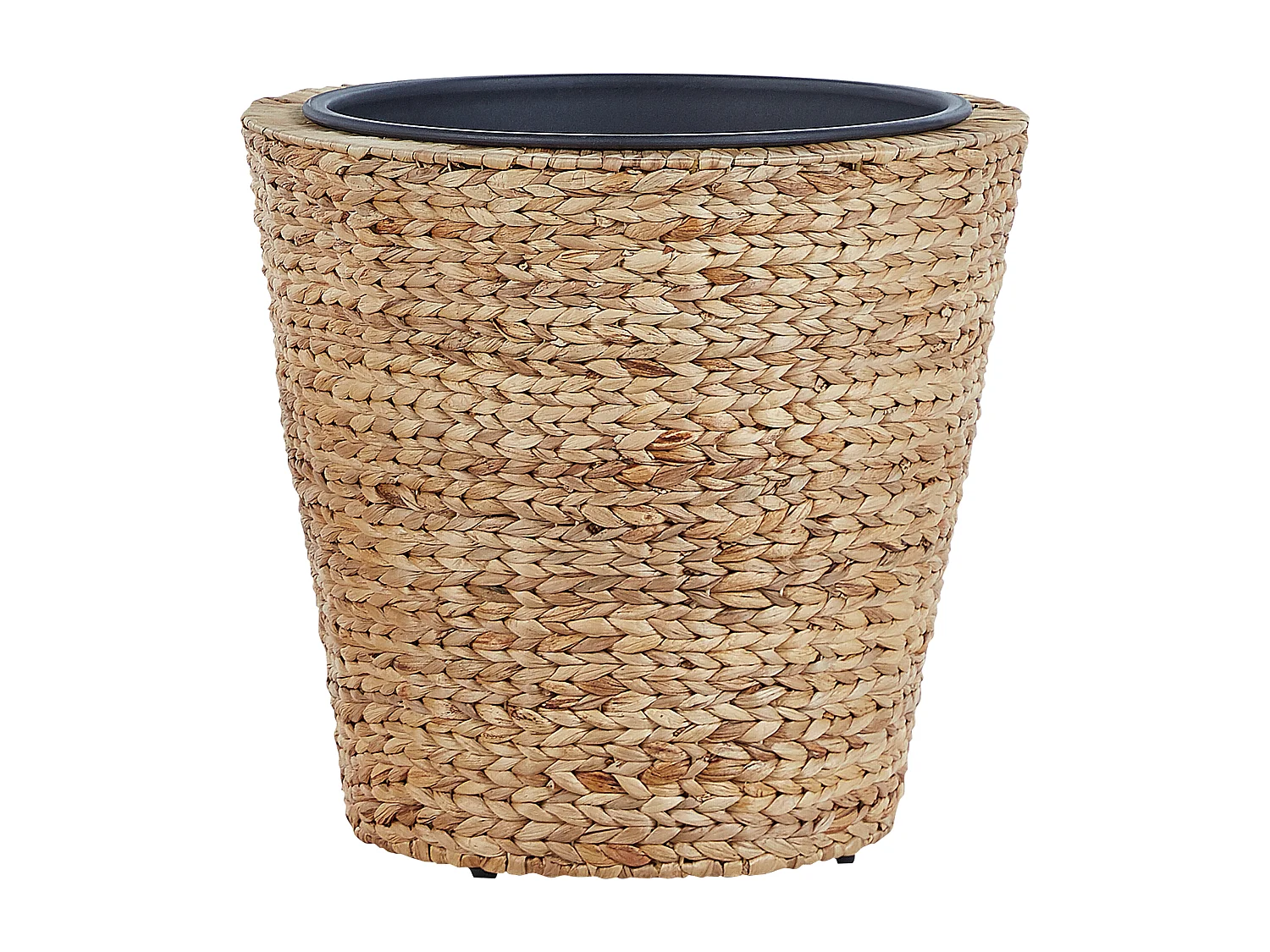 Set van 3 bloempotten PLAKA Wicker 29/37/49 cm Natuurlijk