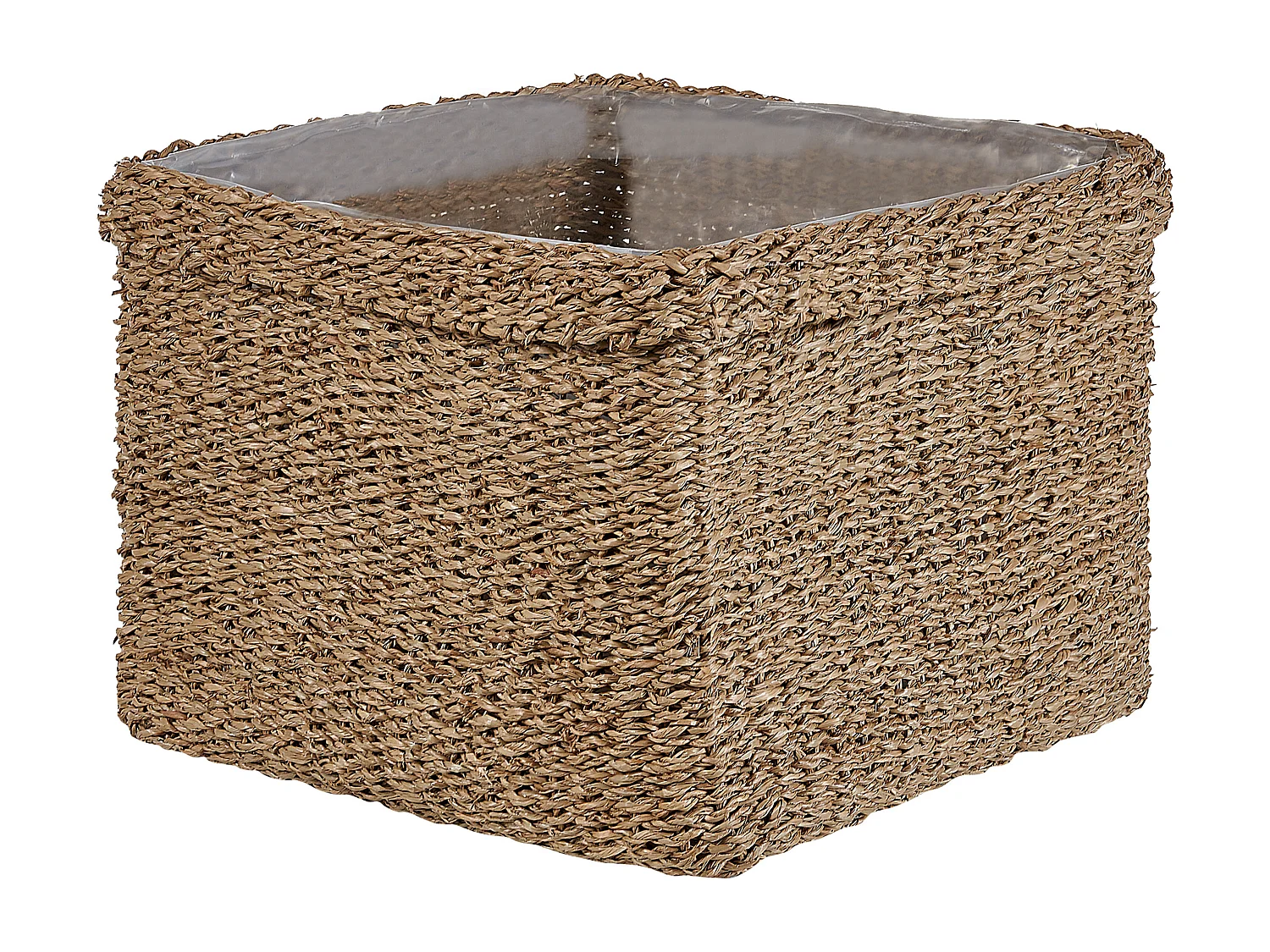 Lot de 3 pots de fleurs RIVULINE Herbier marin 23/27/30 cm Naturel