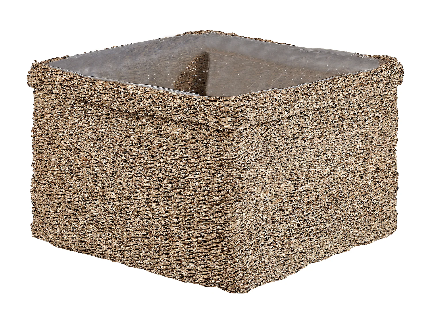 Lot de 3 pots de fleurs RIVULINE Herbier marin 23/27/30 cm Naturel
