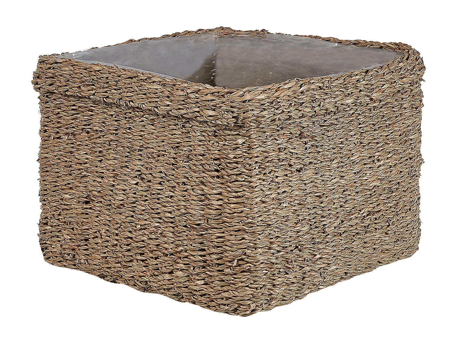 Lot de 3 pots de fleurs RIVULINE Herbier marin 23/27/30 cm Naturel