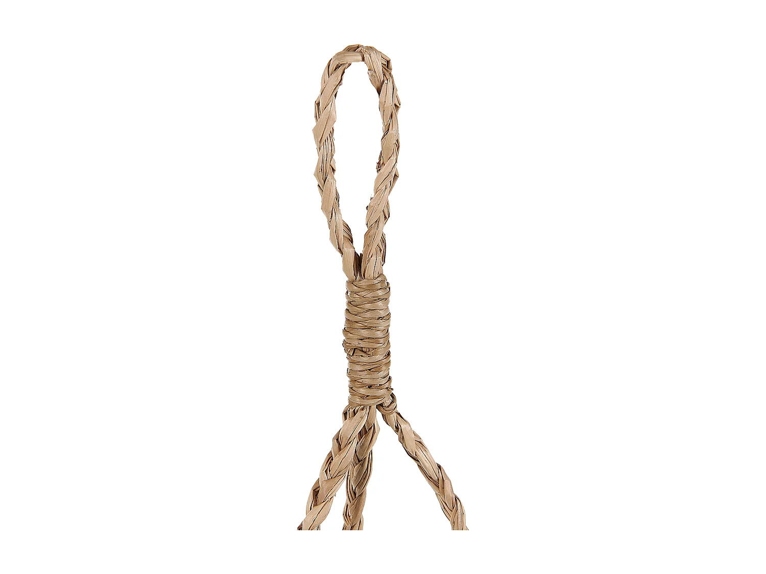 Bloempot RUFFE Wicker 18 cm Natuurlijk