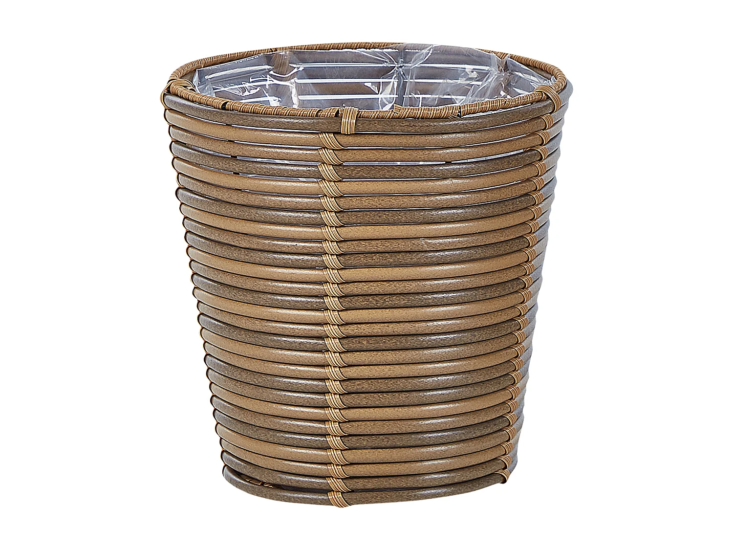 Lot de 2 pots de fleurs SARTI 24/31 cm Marron