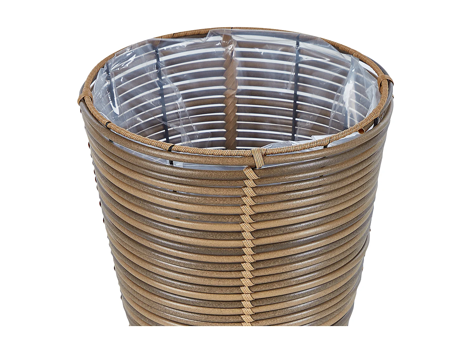 Lot de 2 pots de fleurs SARTI 24/31 cm Marron