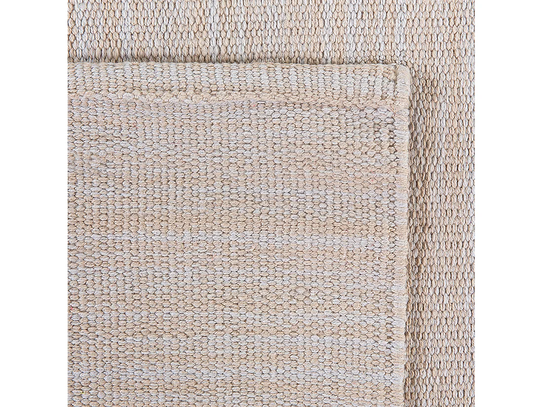 Vloerkleed katoen beige 140 x 200 cm DERINCE