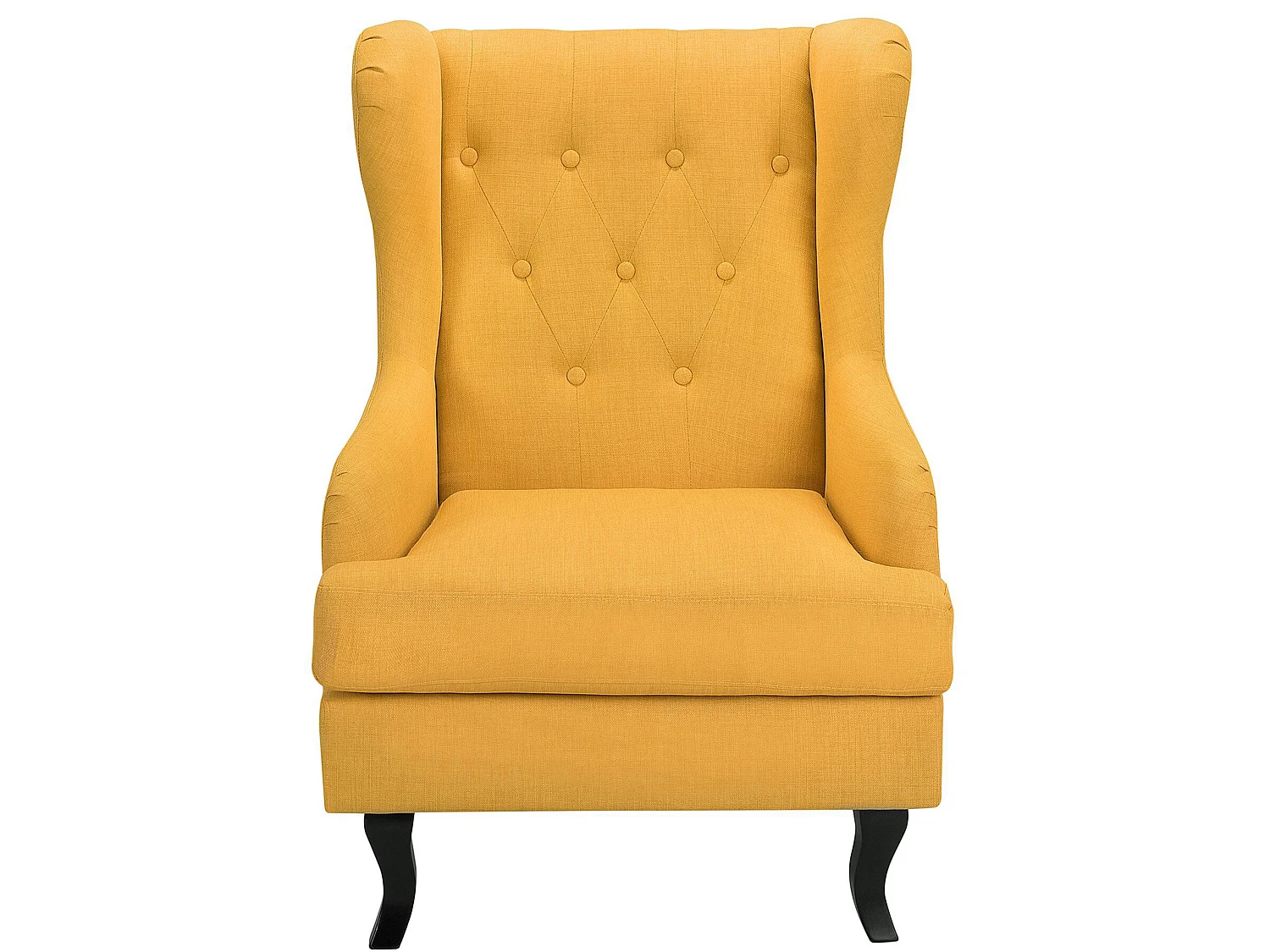 Fauteuil à oreilles ALTA Tissu Jaune