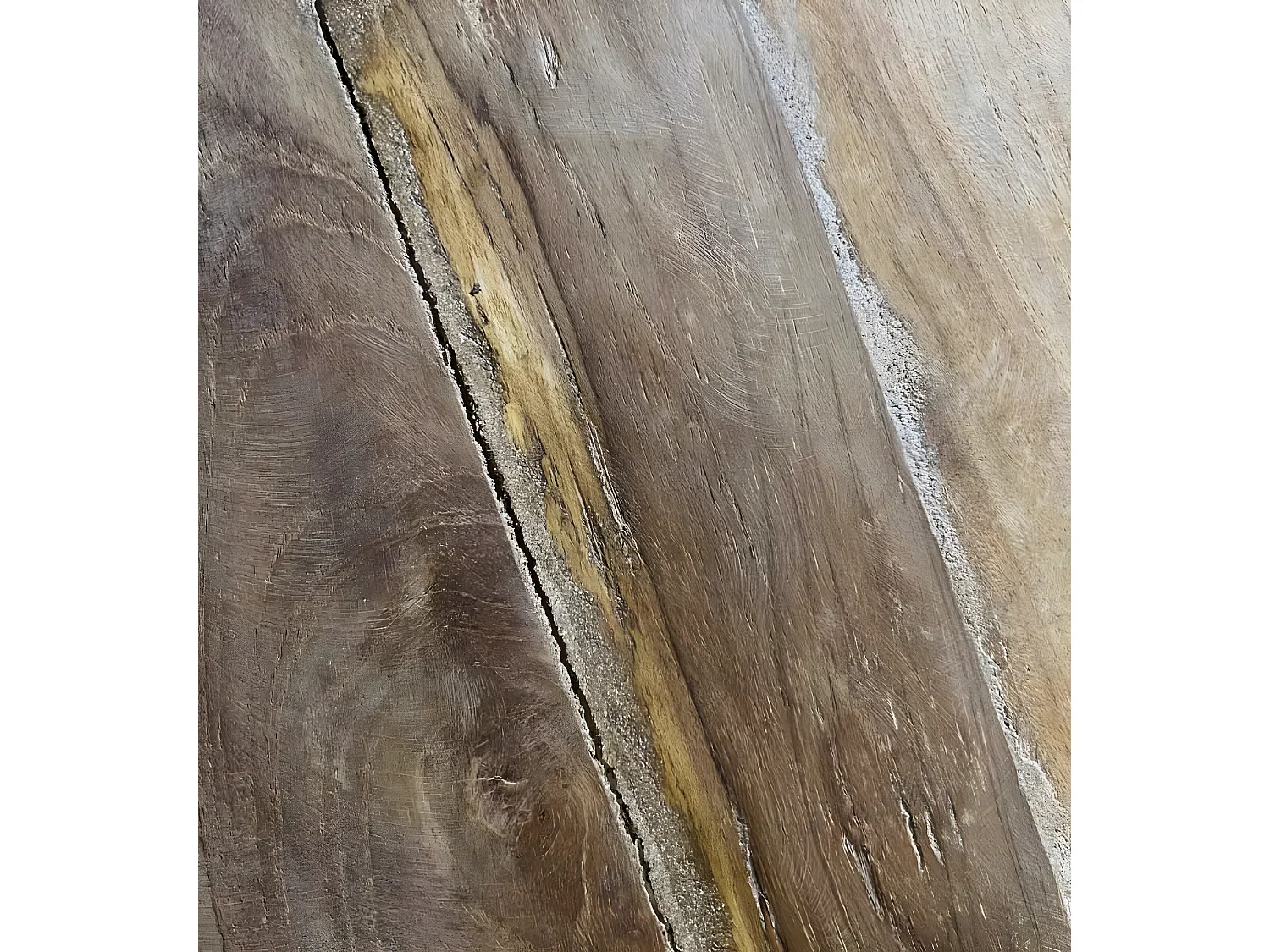 Table de chevet en bois marron L55