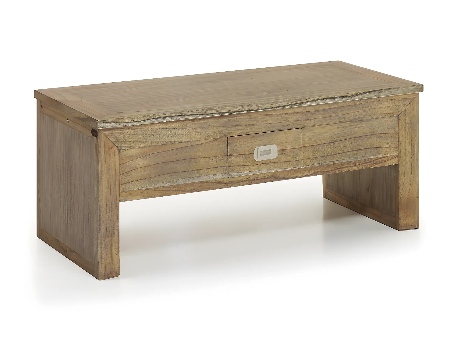 MERAPI - Table basse relevable en bois marron L110