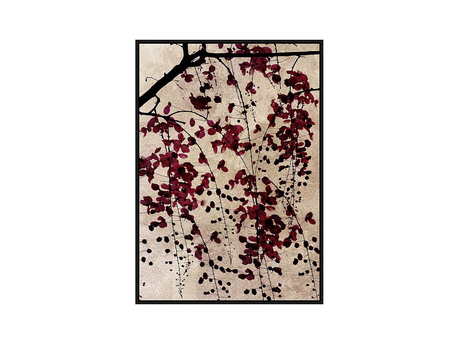 ARLES - Tableau à motifs cerisier 102 x 152