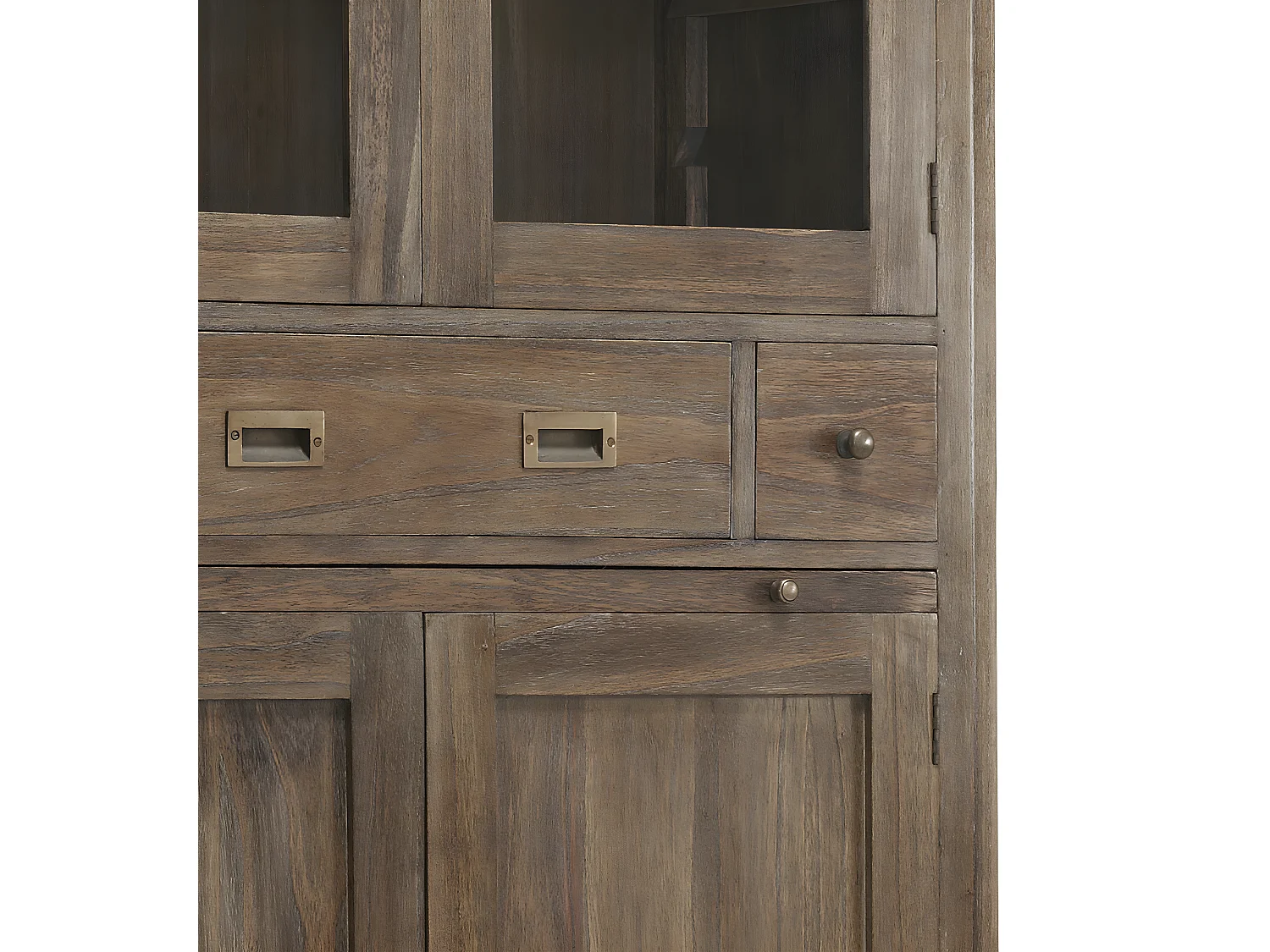 SINDORO - Vitrine en bois marron H190