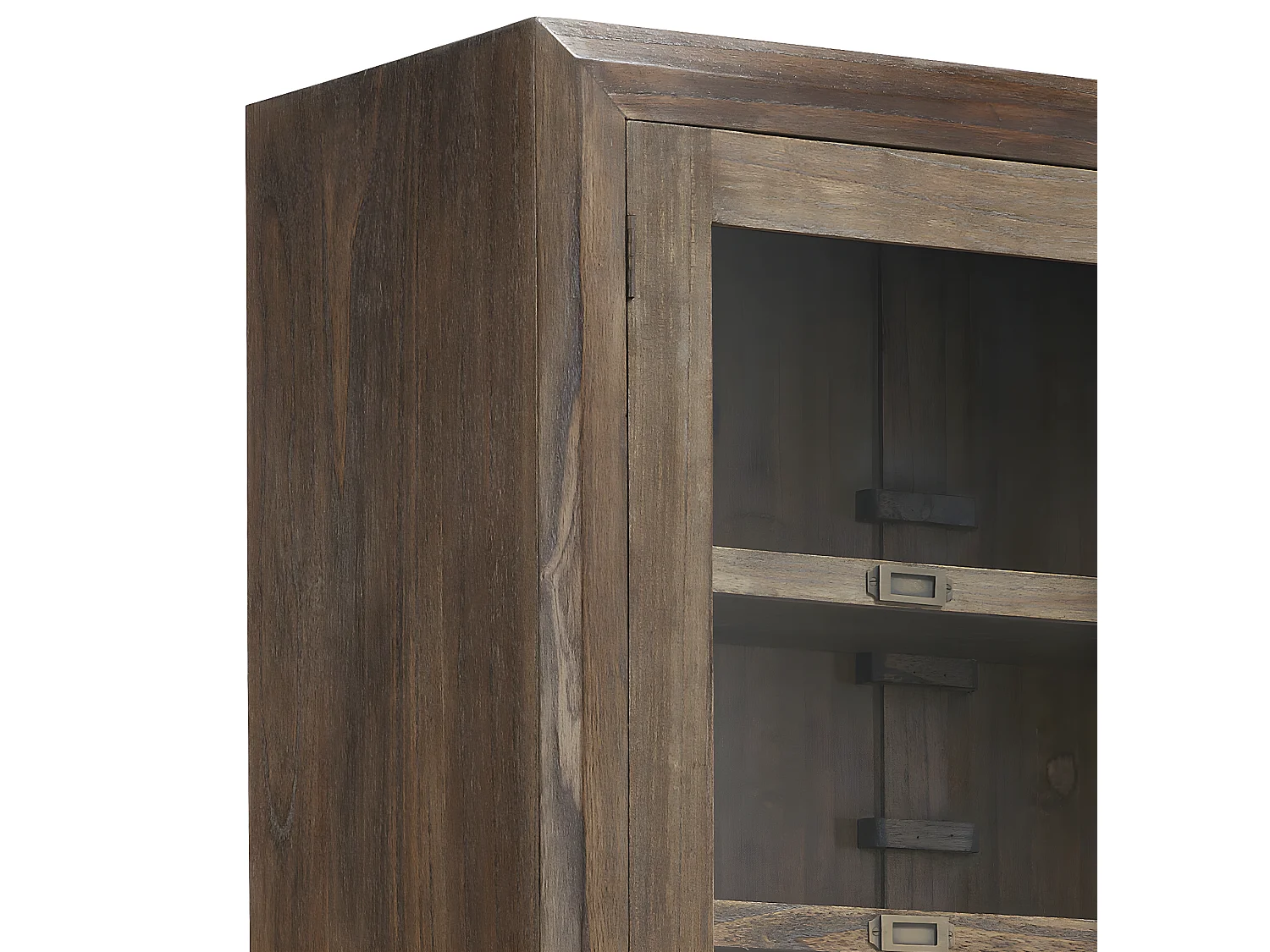 SINDORO - Vitrine en bois marron H190