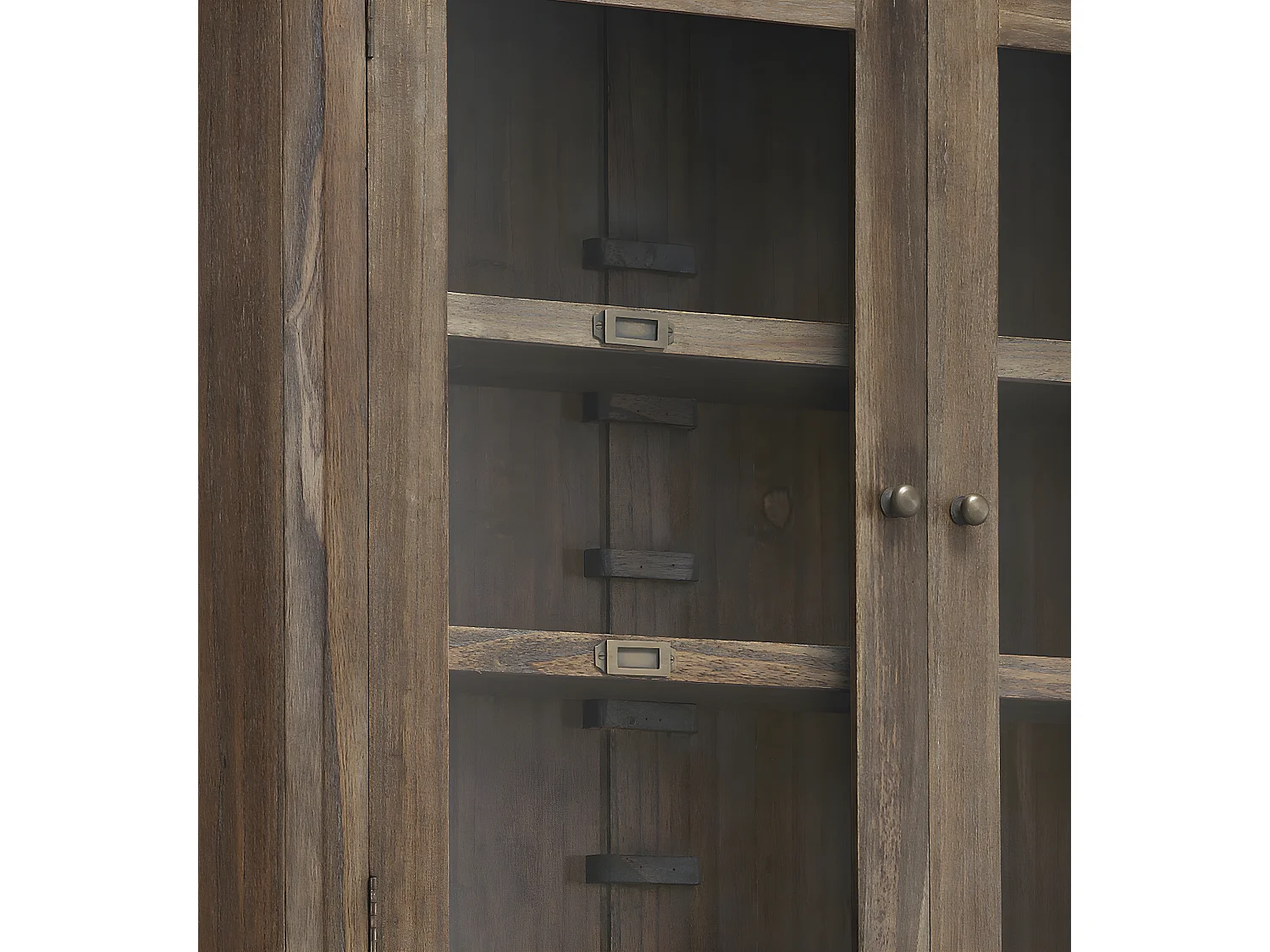 SINDORO - Vitrine en bois marron H190