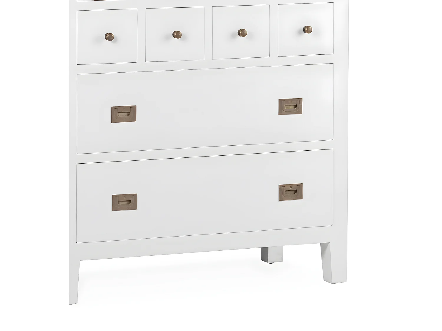 EVEREST - Commode en bois blanc H135