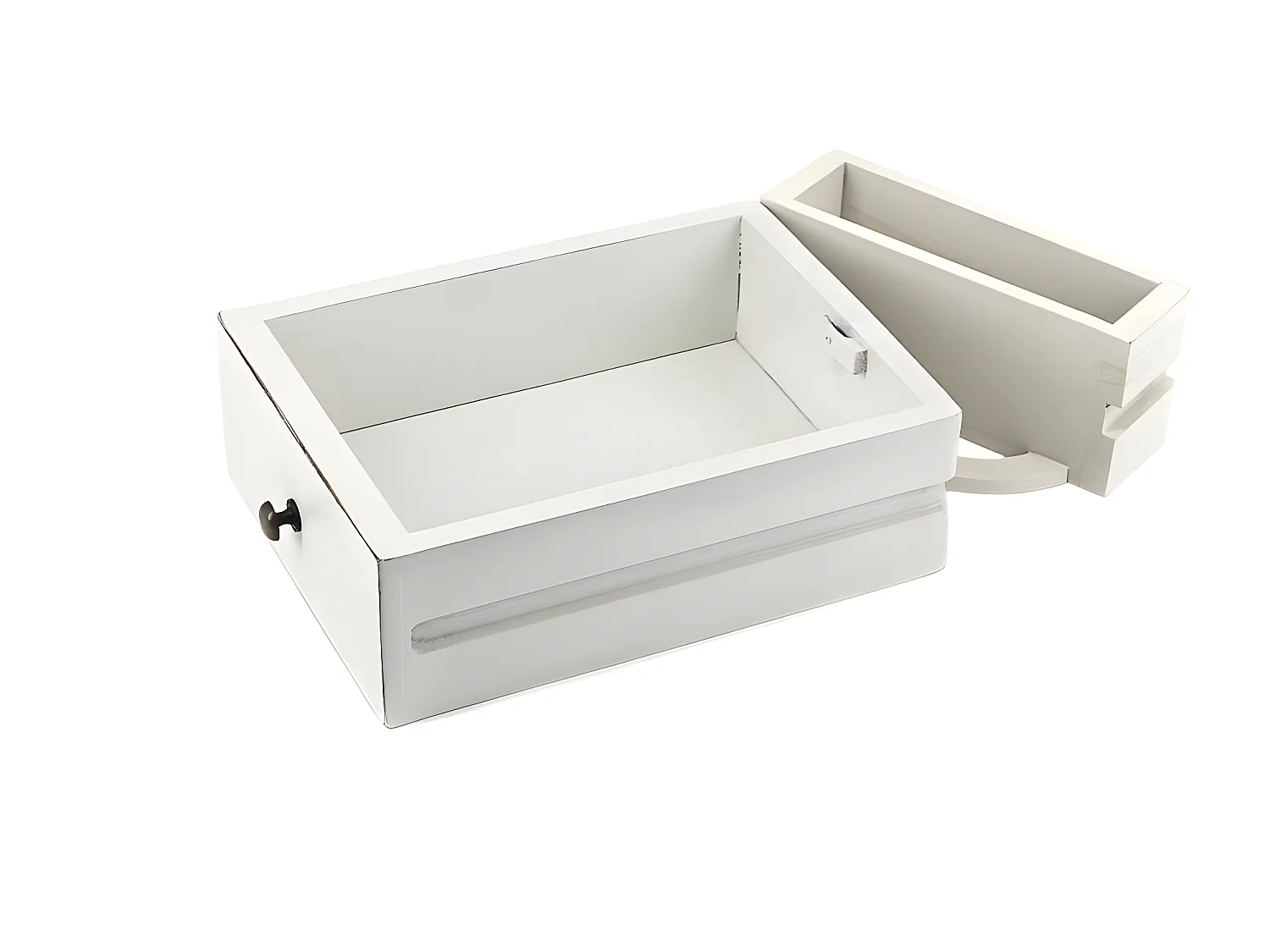 EVEREST - Commode en bois blanc H135