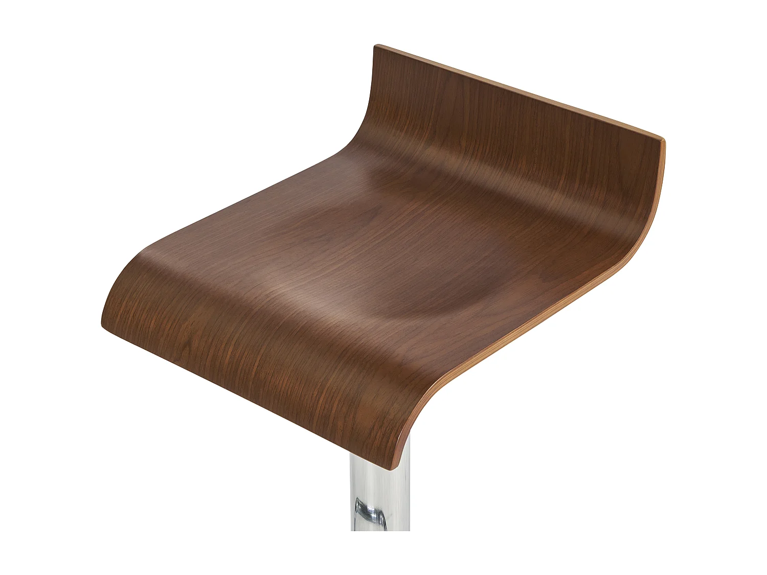 Barkruk Set van 2 Donkere houtkleur VALENCIA