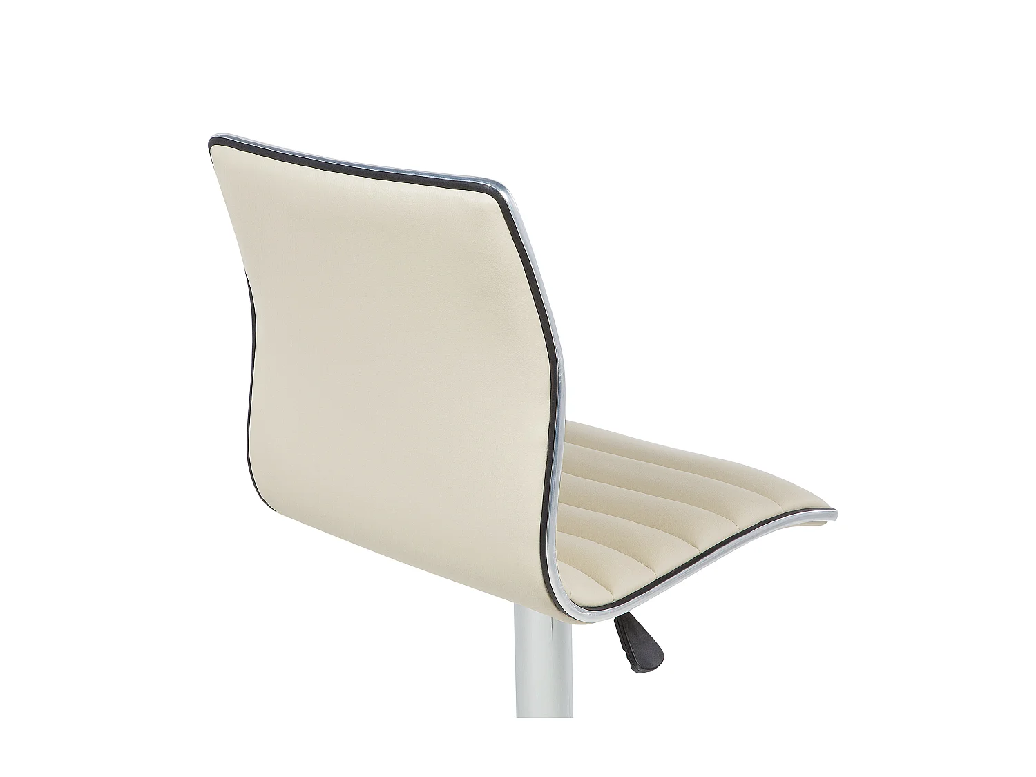 Set di 2 sedie alte LUCERNE Pelle sintetica Beige chiaro