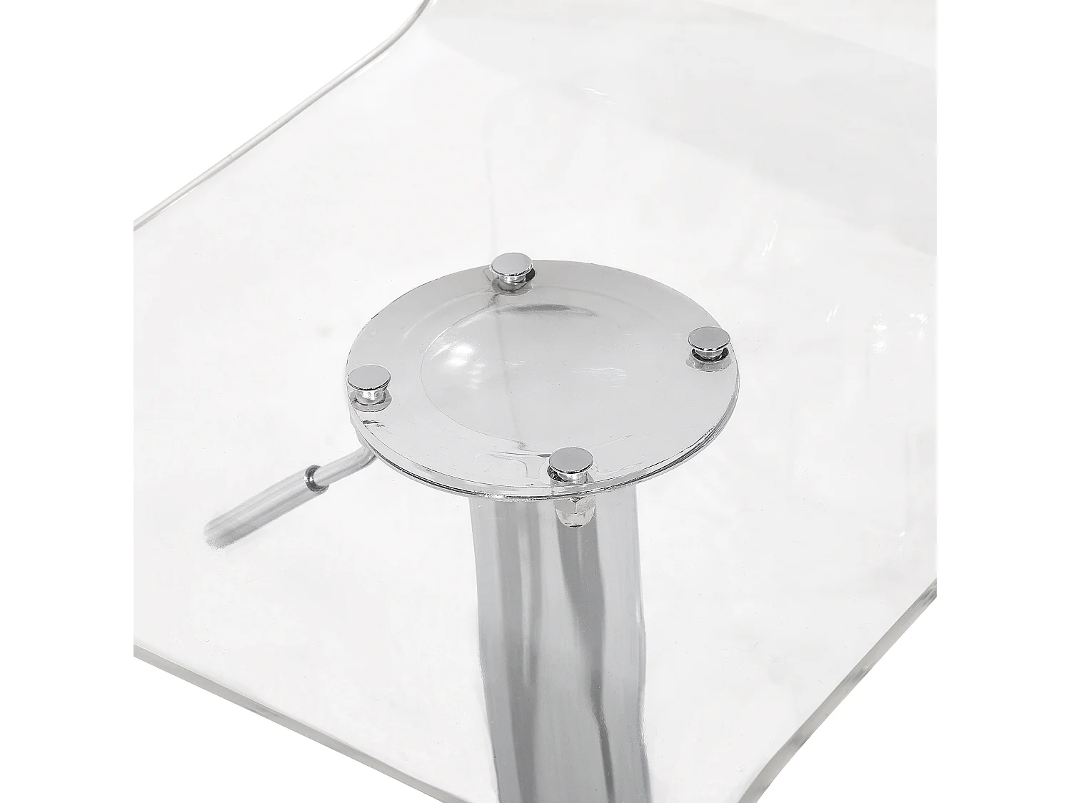 Lot de 2 chaises de bar BUSAN Transparent