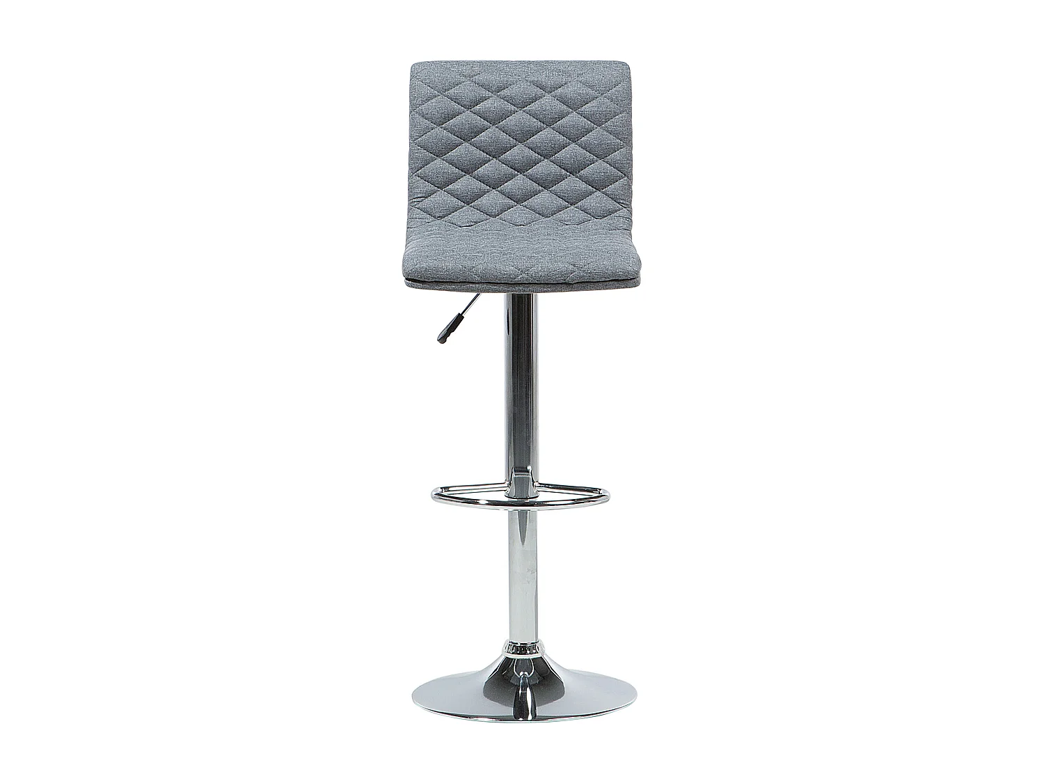 Set van 2 barstoelen ORLANDO Draaibaar Grijs