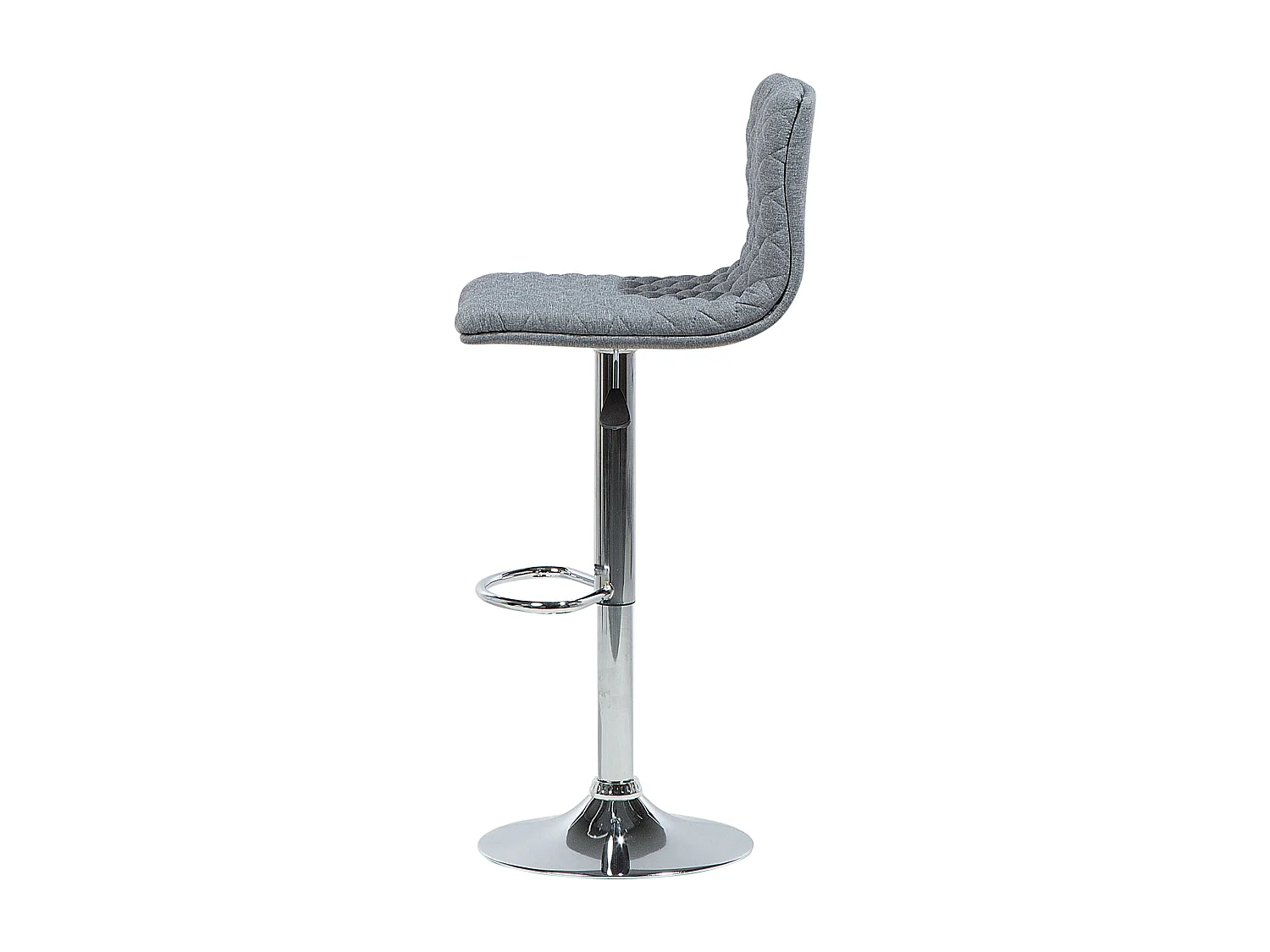 Set van 2 barstoelen ORLANDO Draaibaar Grijs