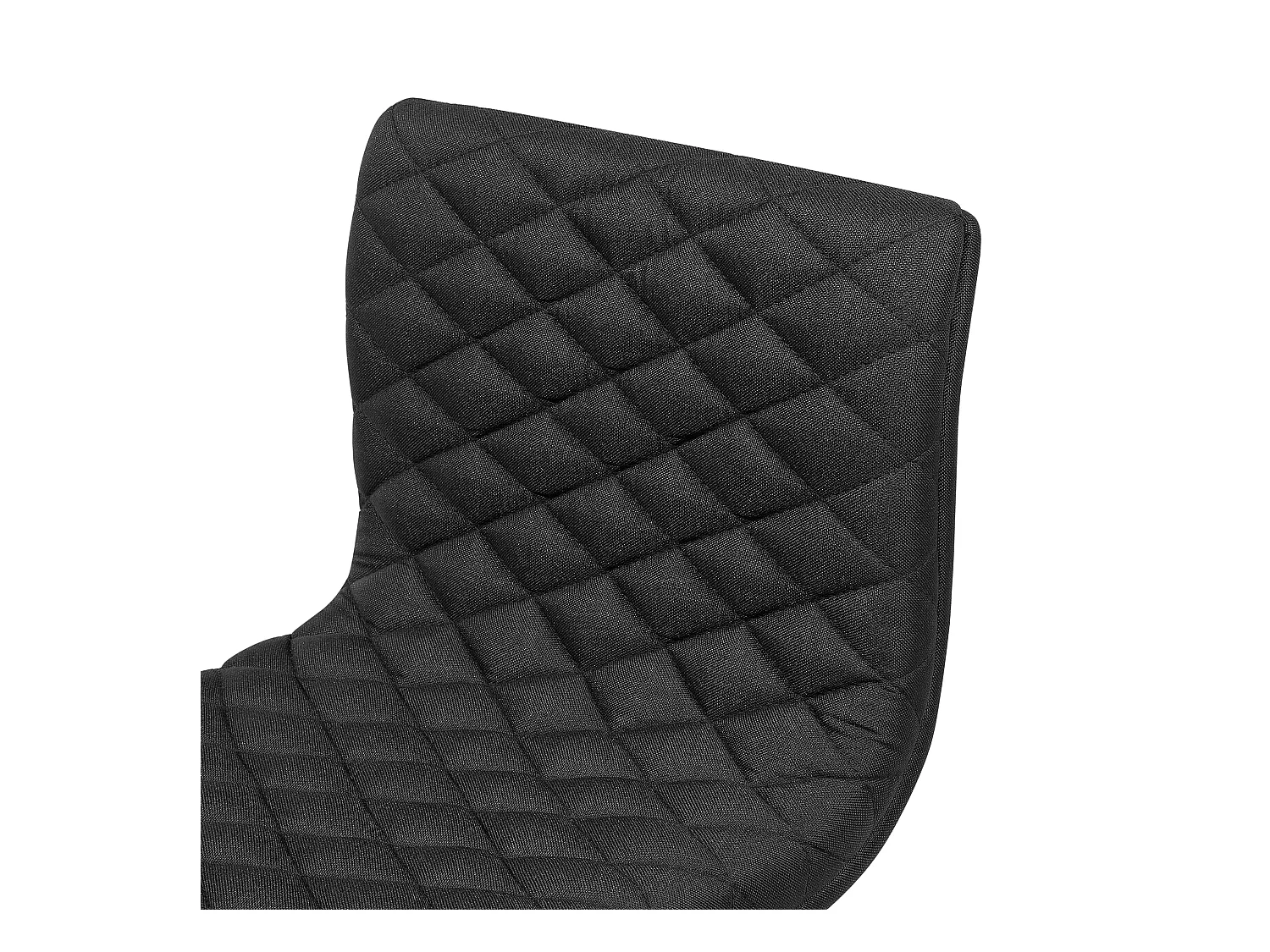 Bequemes Barstuhl Set 2 Stühle schöne Versteppung Rückenlehne schwarz Orlando