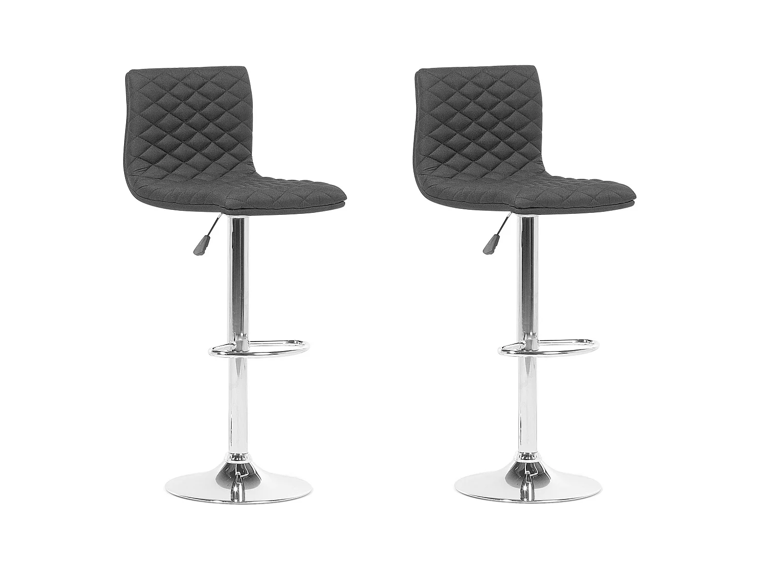 Lot de 2 chaises de bar ORLANDO Noir