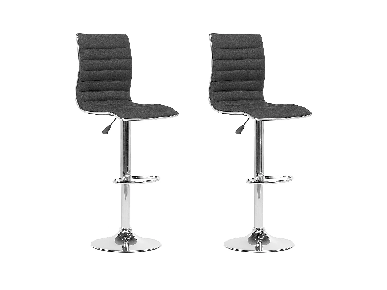 Lot de 2 chaises de bar LUCERNE Noir