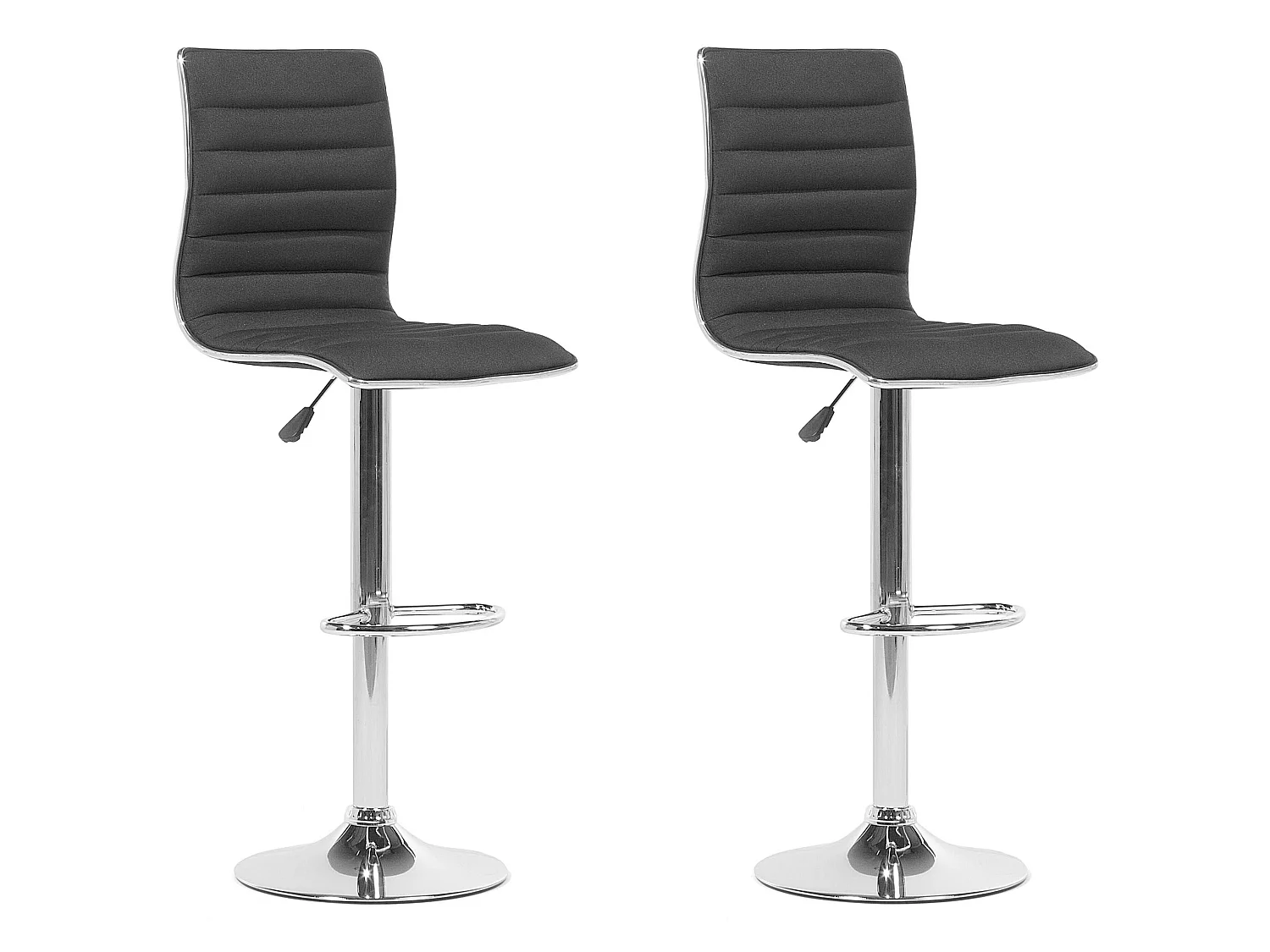 Lot de 2 chaises de bar LUCERNE Noir