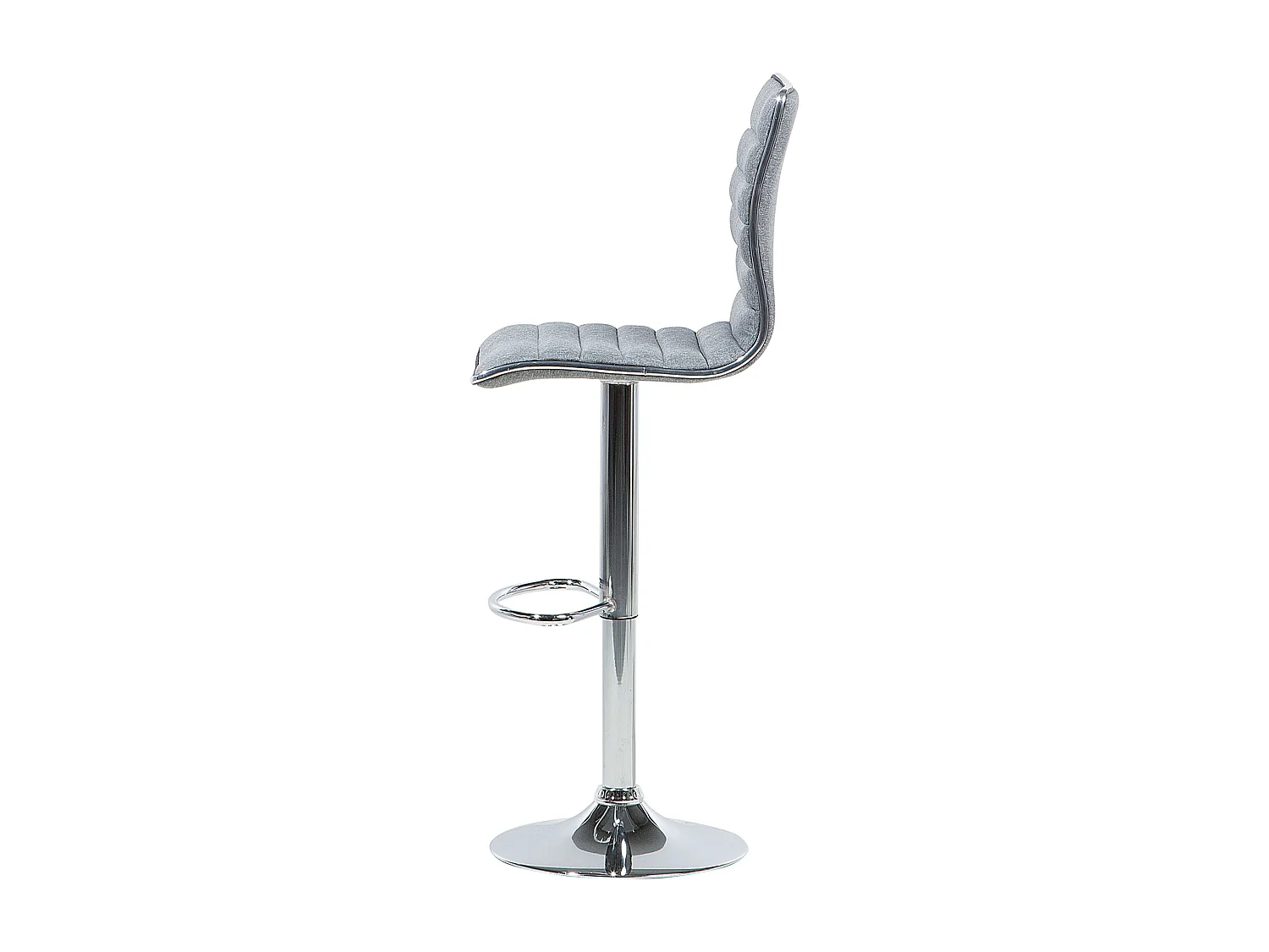 Lot de 2 chaises de bar LUCERNE Gris