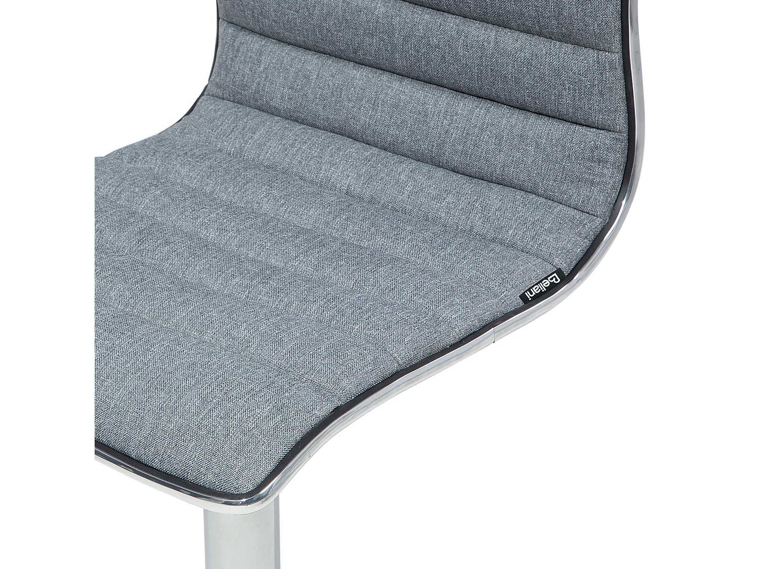 Conjunto de 2 sillas de bar LUCERNE giratoria Gris