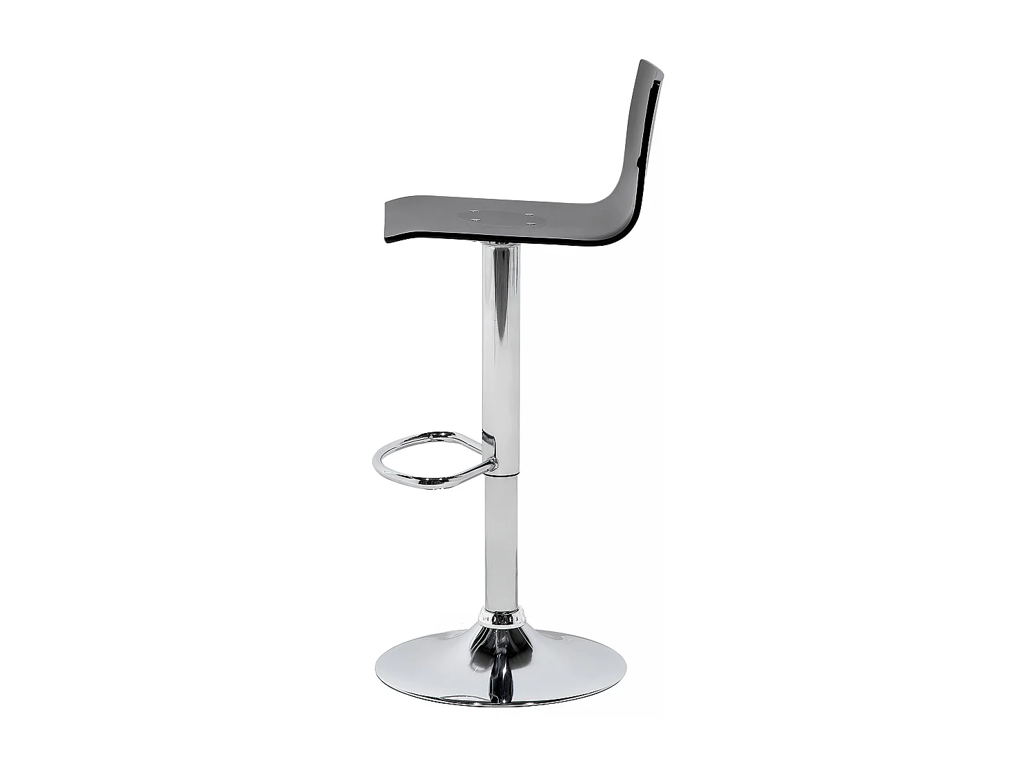 Set van 2 barstoelen BUSAN Draaibaar Zwart