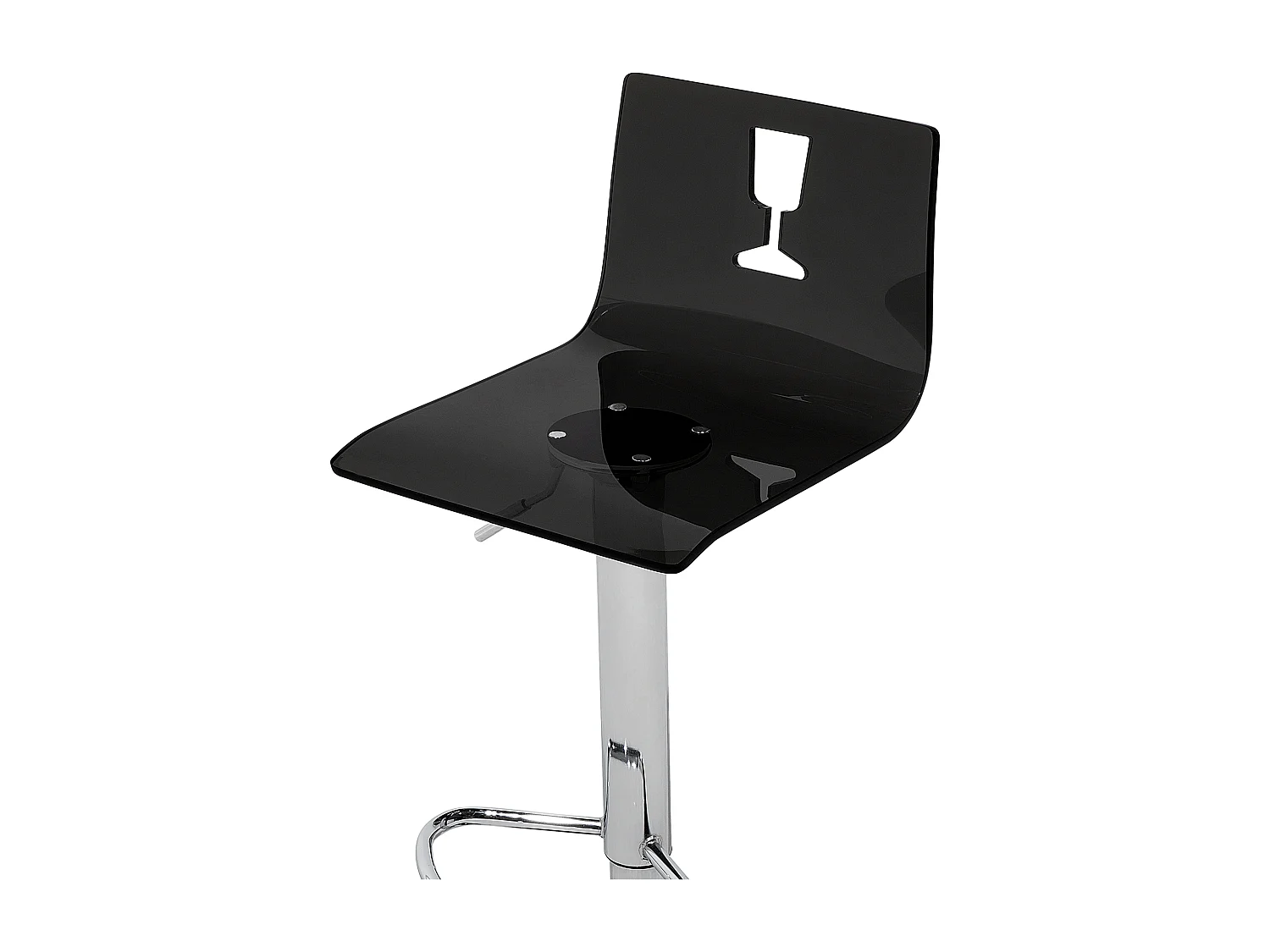 Set van 2 barstoelen BUSAN Draaibaar Zwart