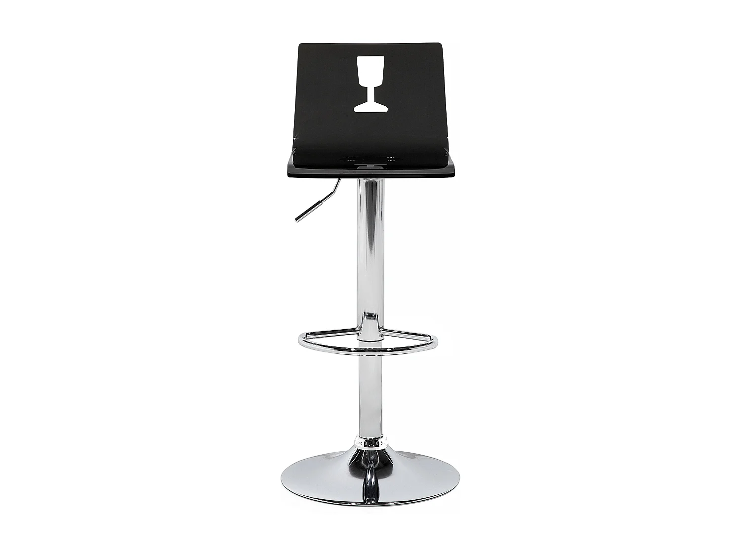 Lot de 2 chaises de bar BUSAN Noir