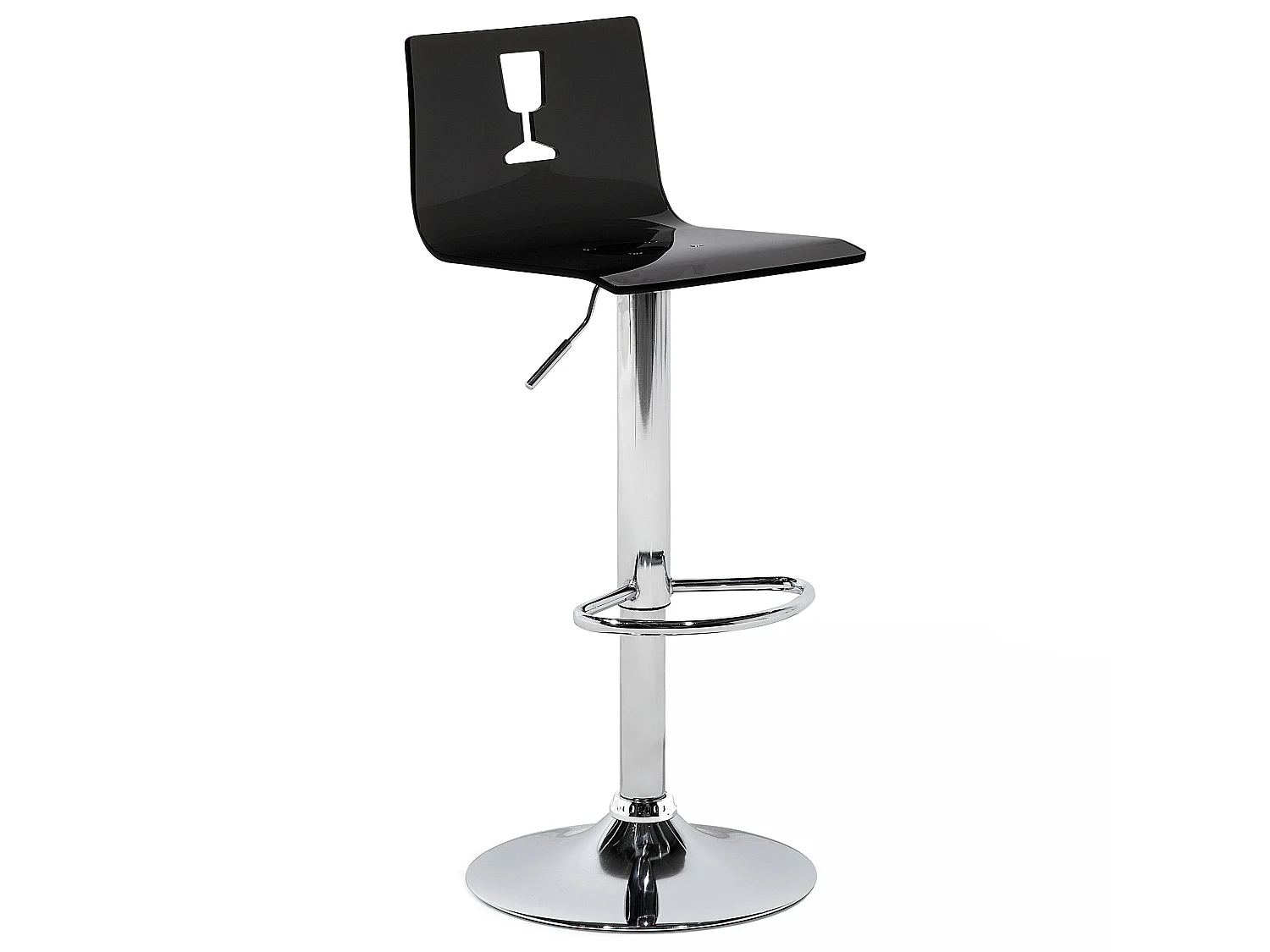 Set van 2 barstoelen BUSAN Draaibaar Zwart