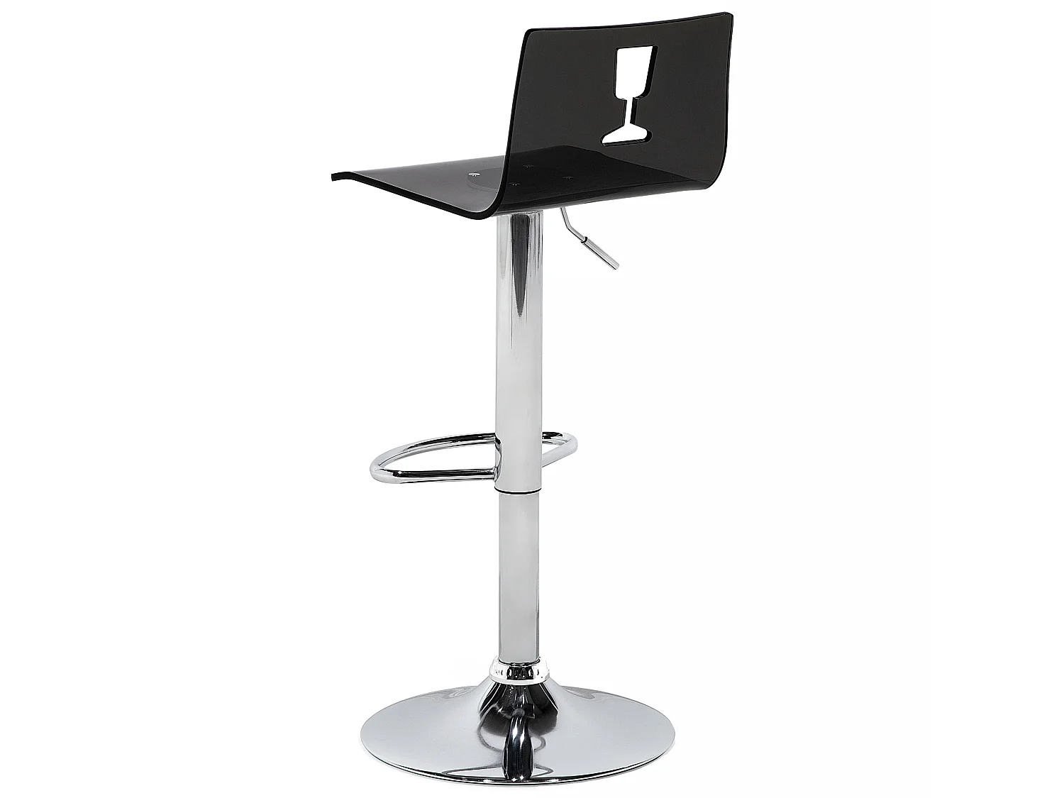 Set van 2 barstoelen BUSAN Draaibaar Zwart