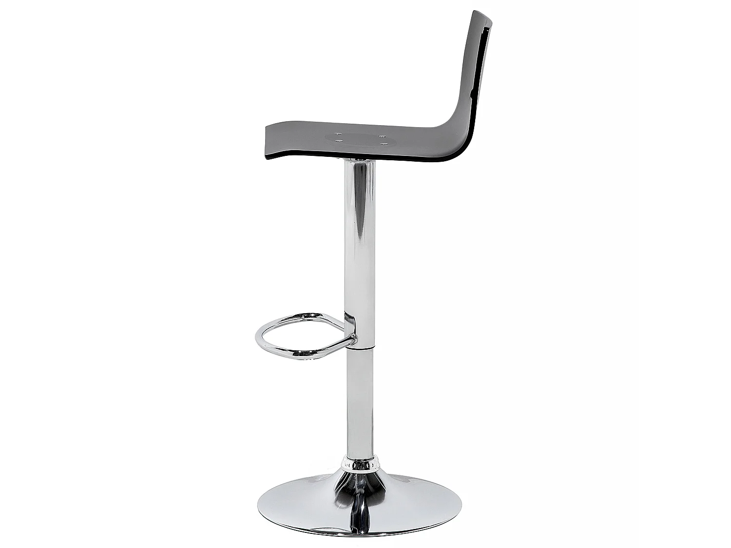 Set van 2 barstoelen BUSAN Draaibaar Zwart