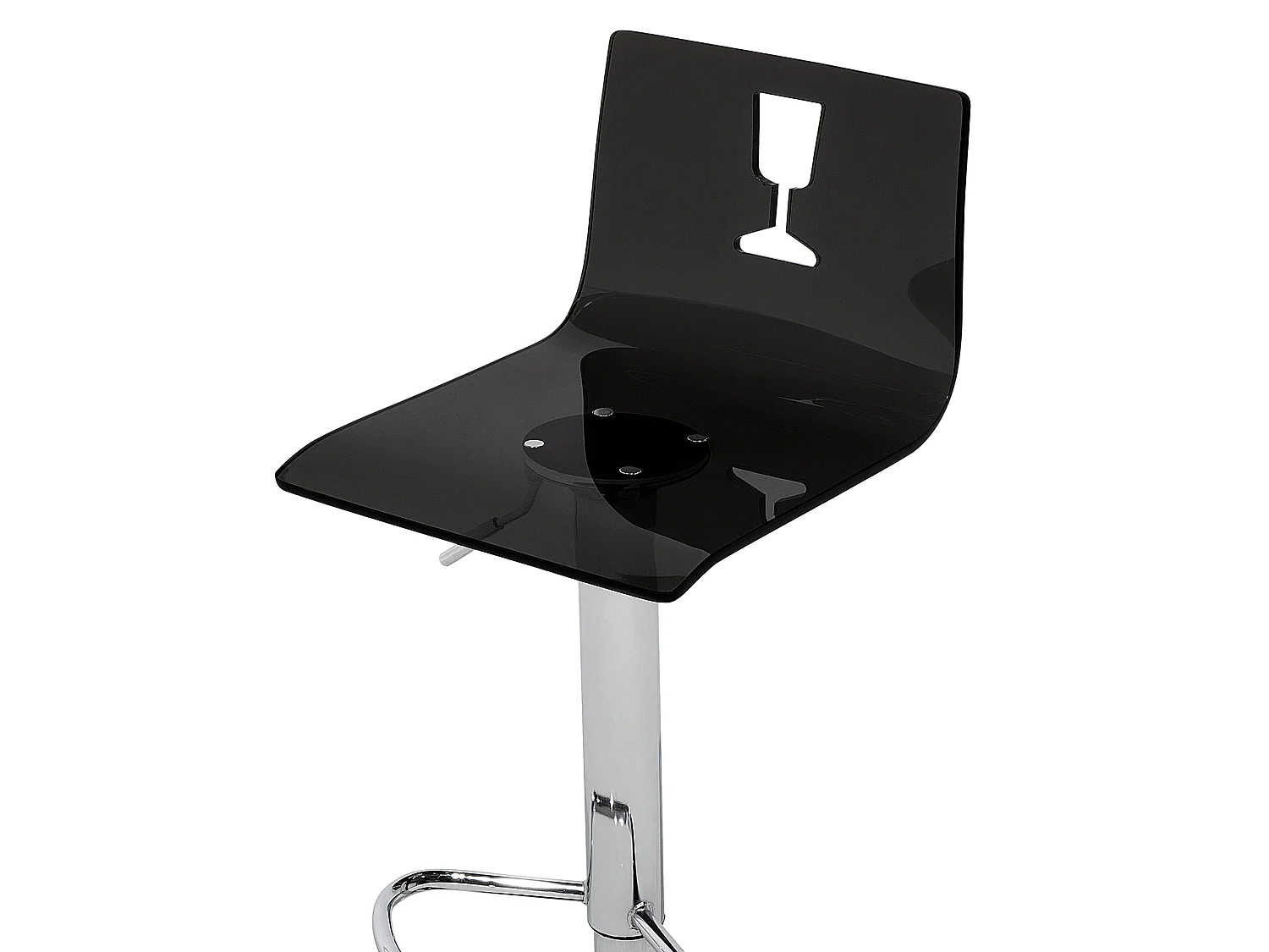 Set van 2 barstoelen BUSAN Draaibaar Zwart