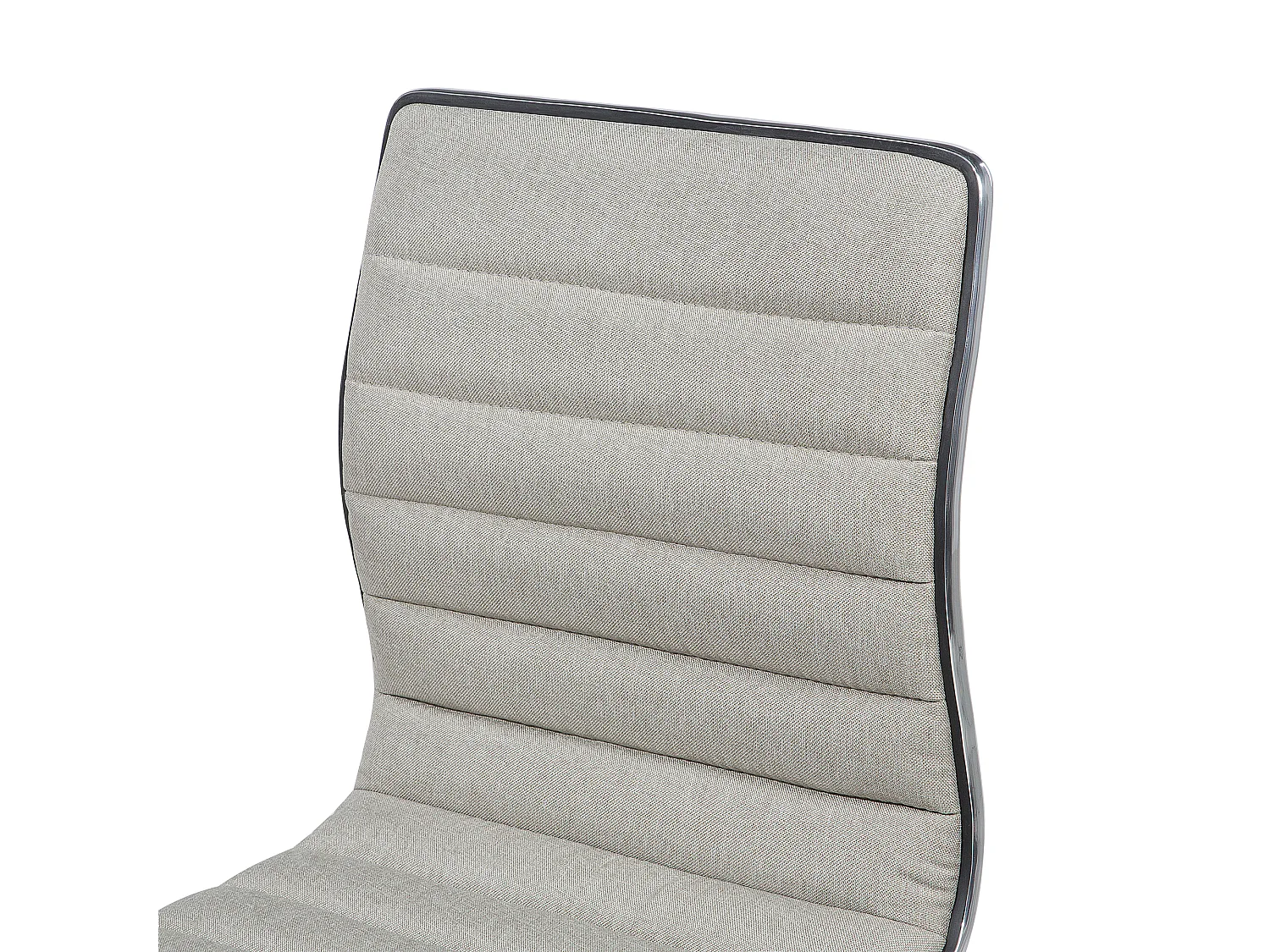 Set van 2 barstoelen LUCERNE Draaibaar Lichtbeige