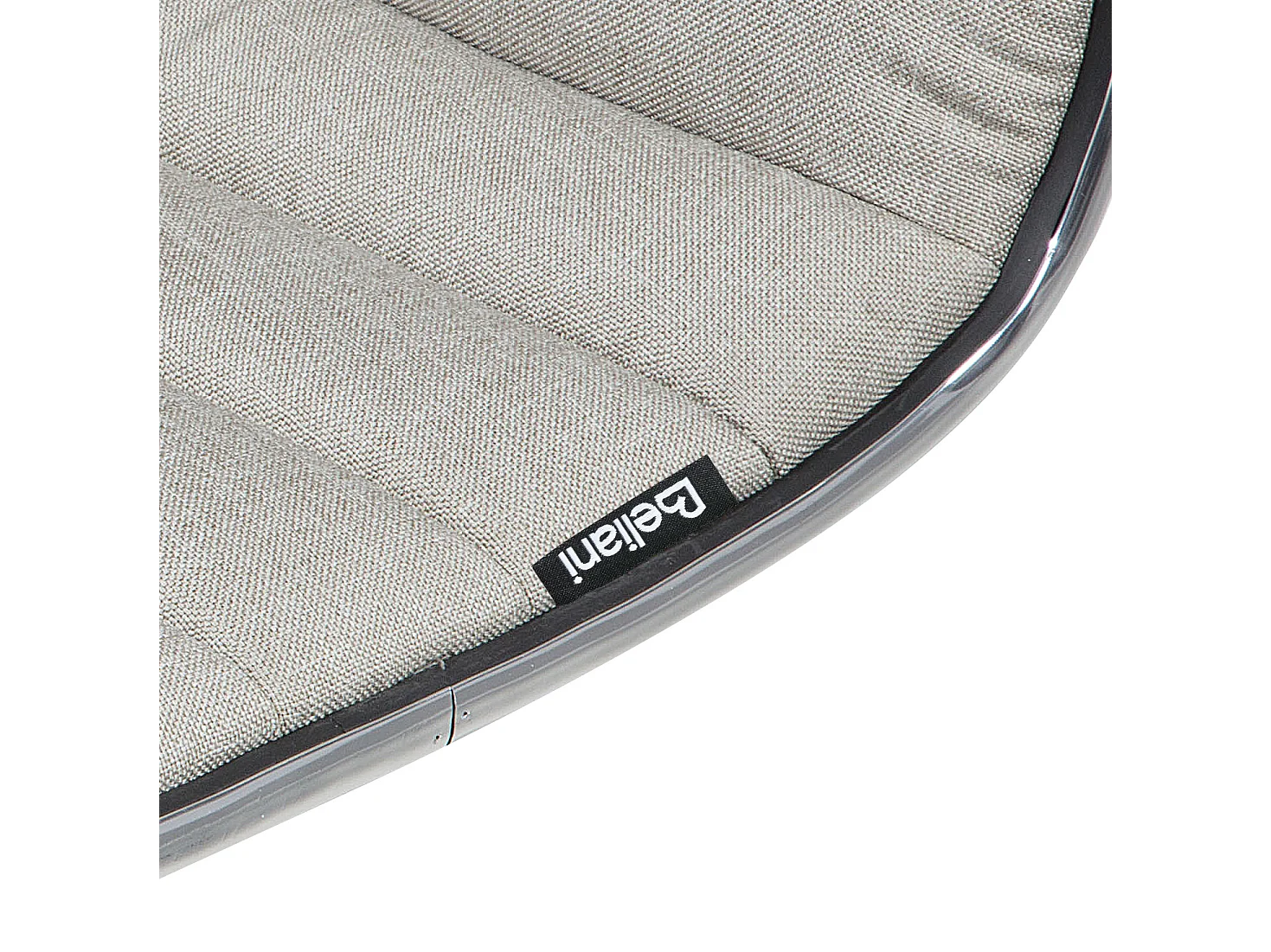 Set van 2 barstoelen LUCERNE Draaibaar Lichtbeige