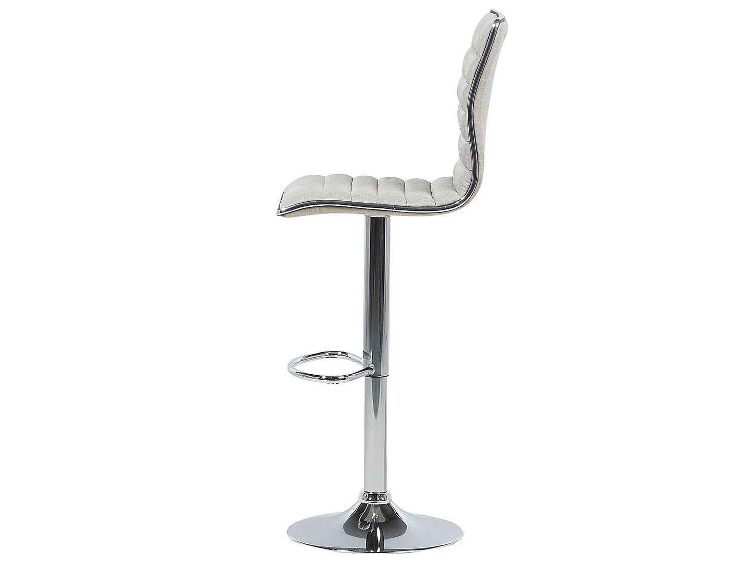 Lot de 2 chaises de bar LUCERNE Beige clair
