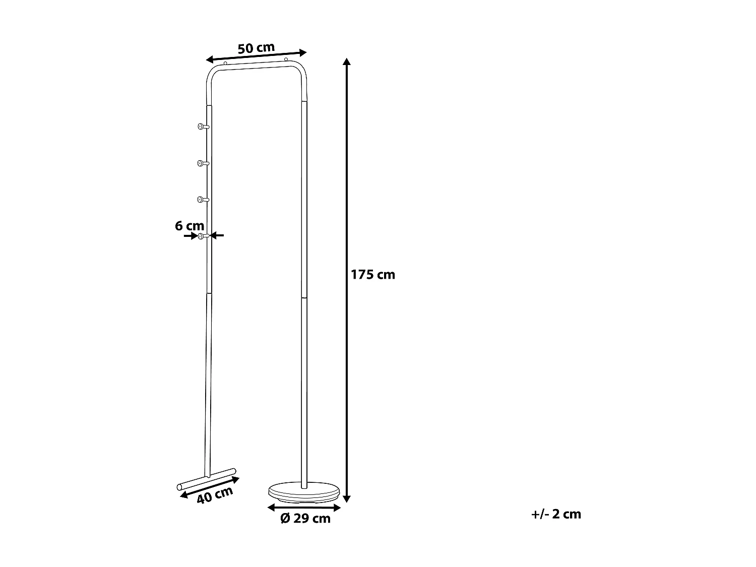 Appendiabiti BENTON Nero