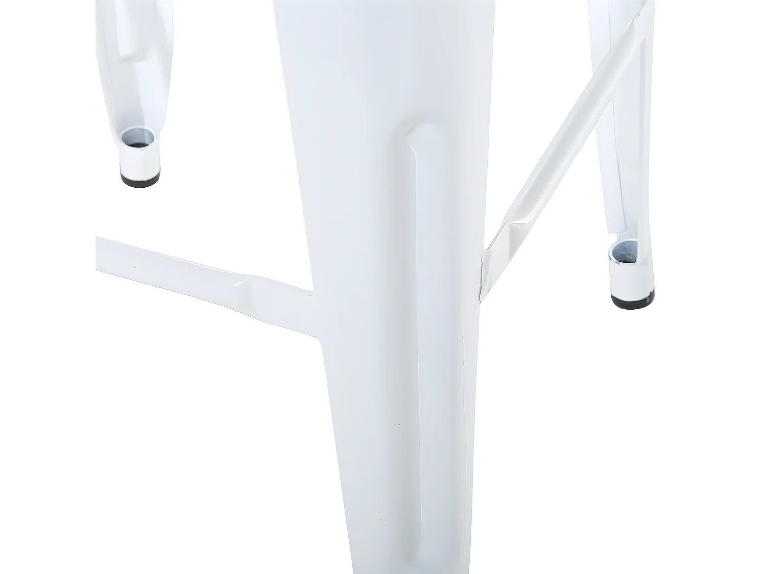 Set mit 2 Barhockern CABRILLO Metall Weiss