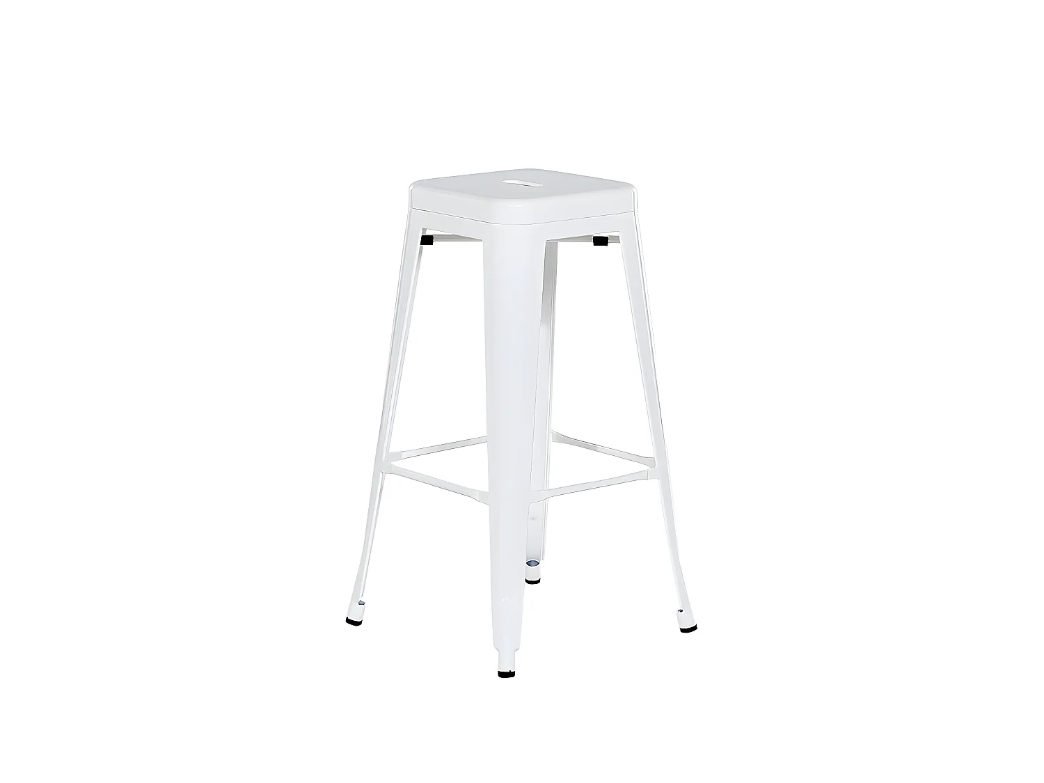 Set mit 2 Barhockern CABRILLO Metall Weiss