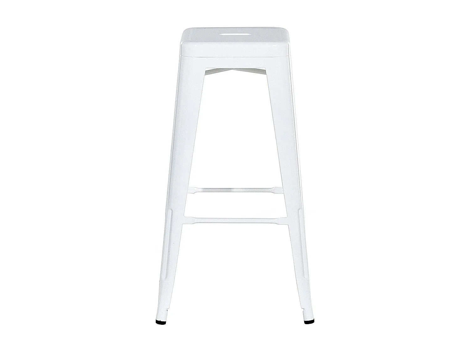 Set mit 2 Barhockern CABRILLO Metall Weiss