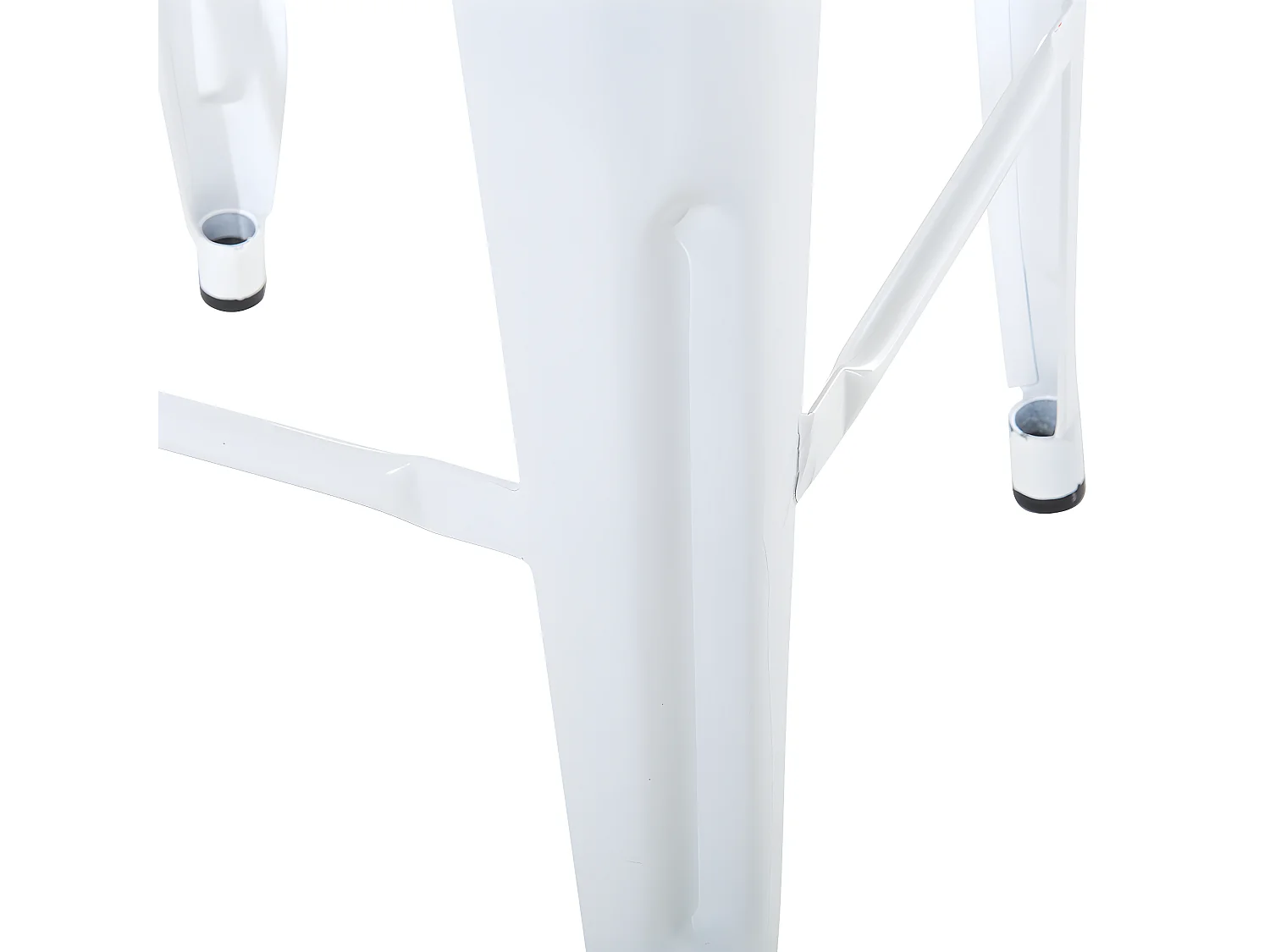 Set mit 2 Barhockern CABRILLO Metall Weiss